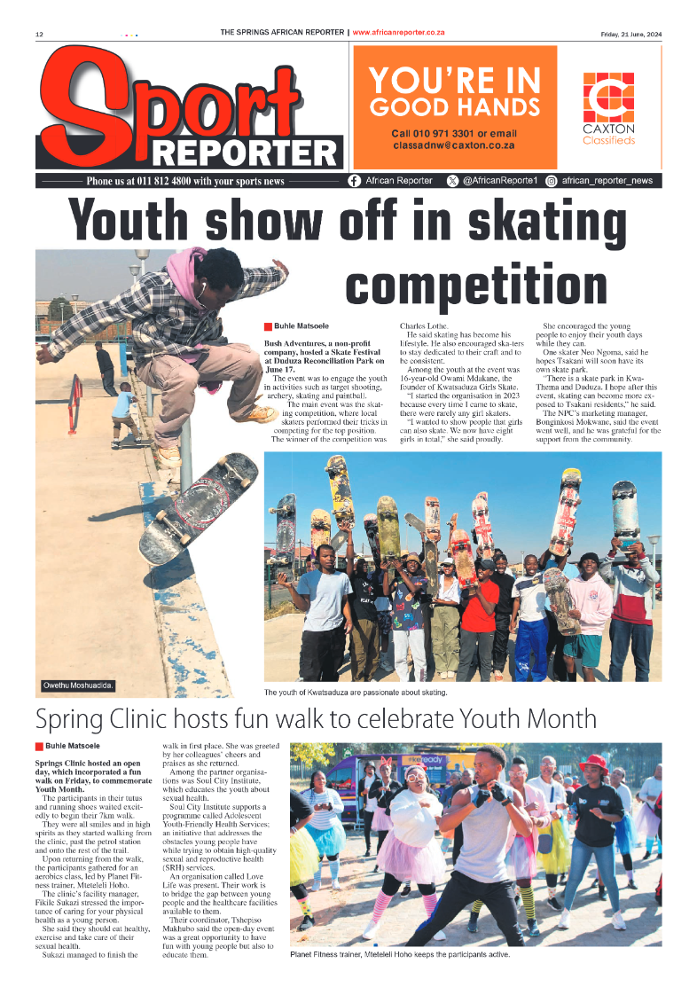 African Reporter 21 June 2024 page 12