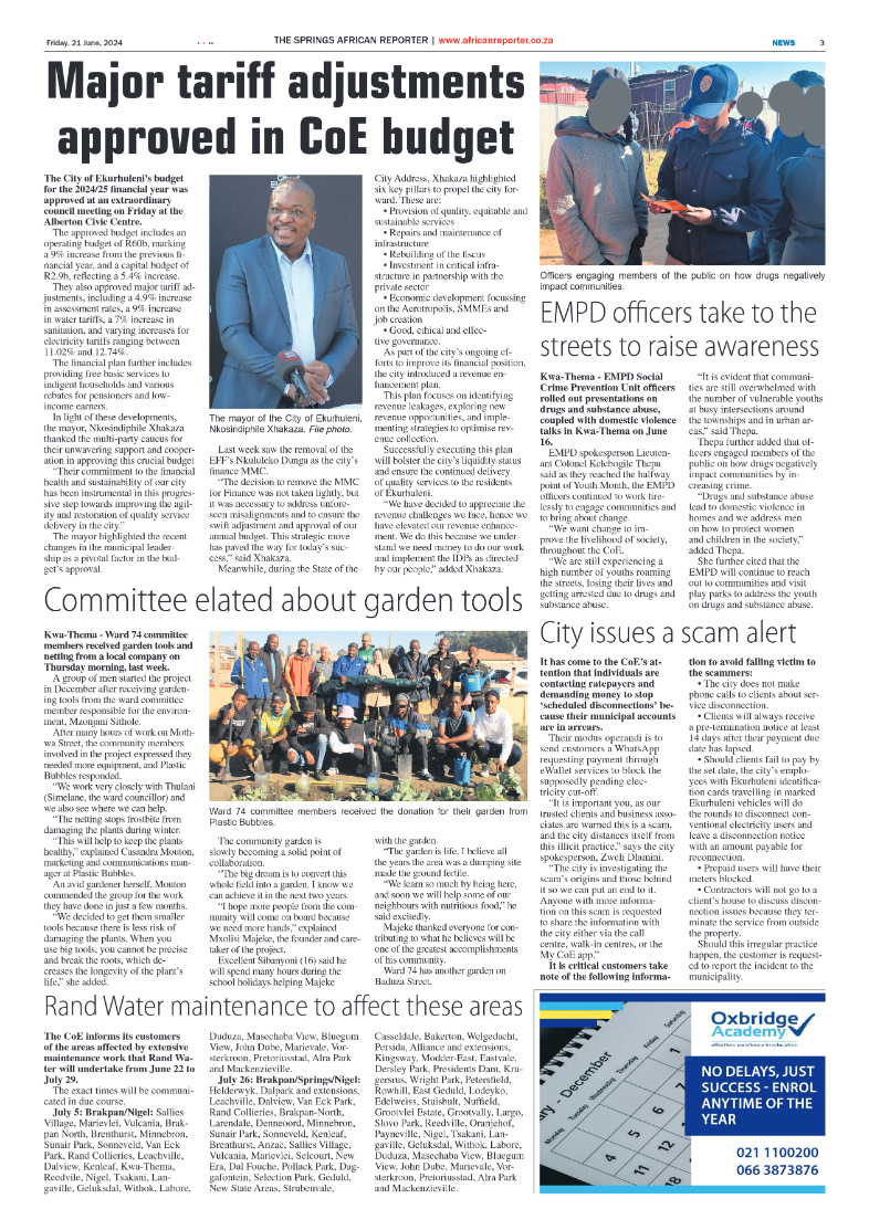 African Reporter 21 June 2024 page 3