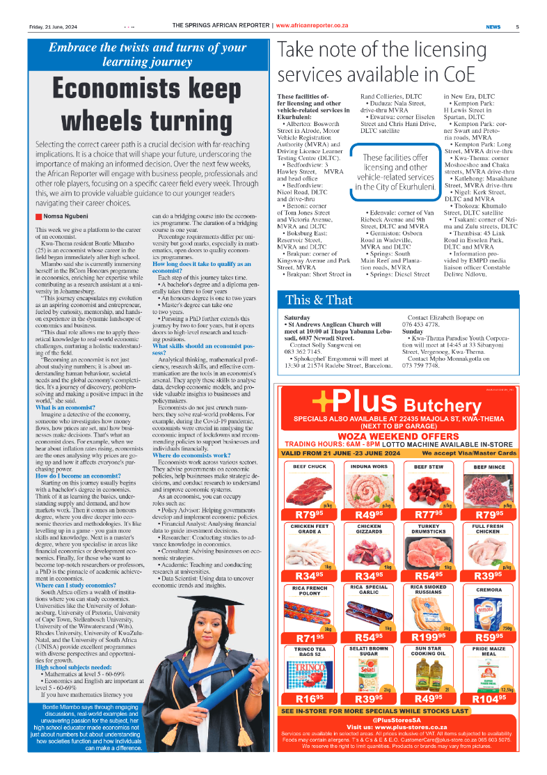 African Reporter 21 June 2024 page 5
