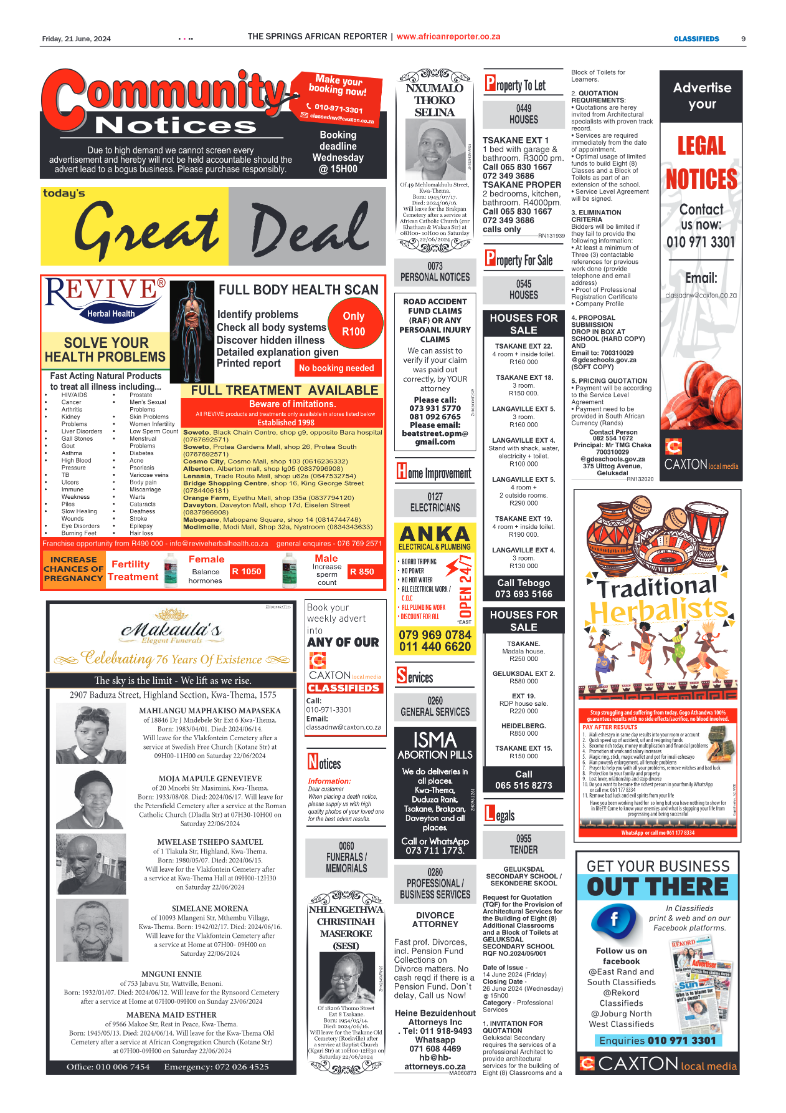 African Reporter 21 June 2024 page 9