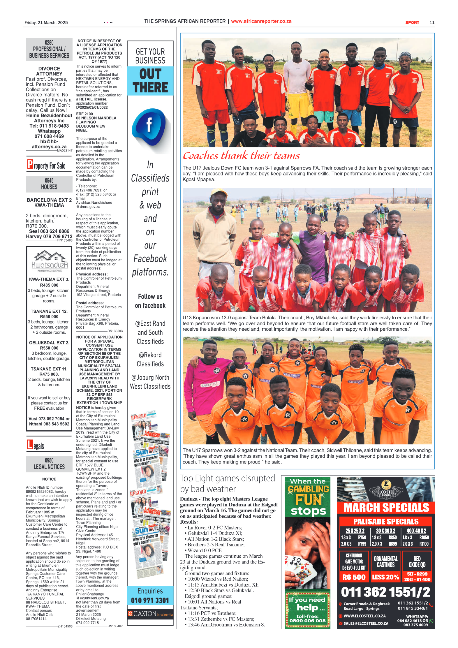 African Reporter 21 March 2025 page 11