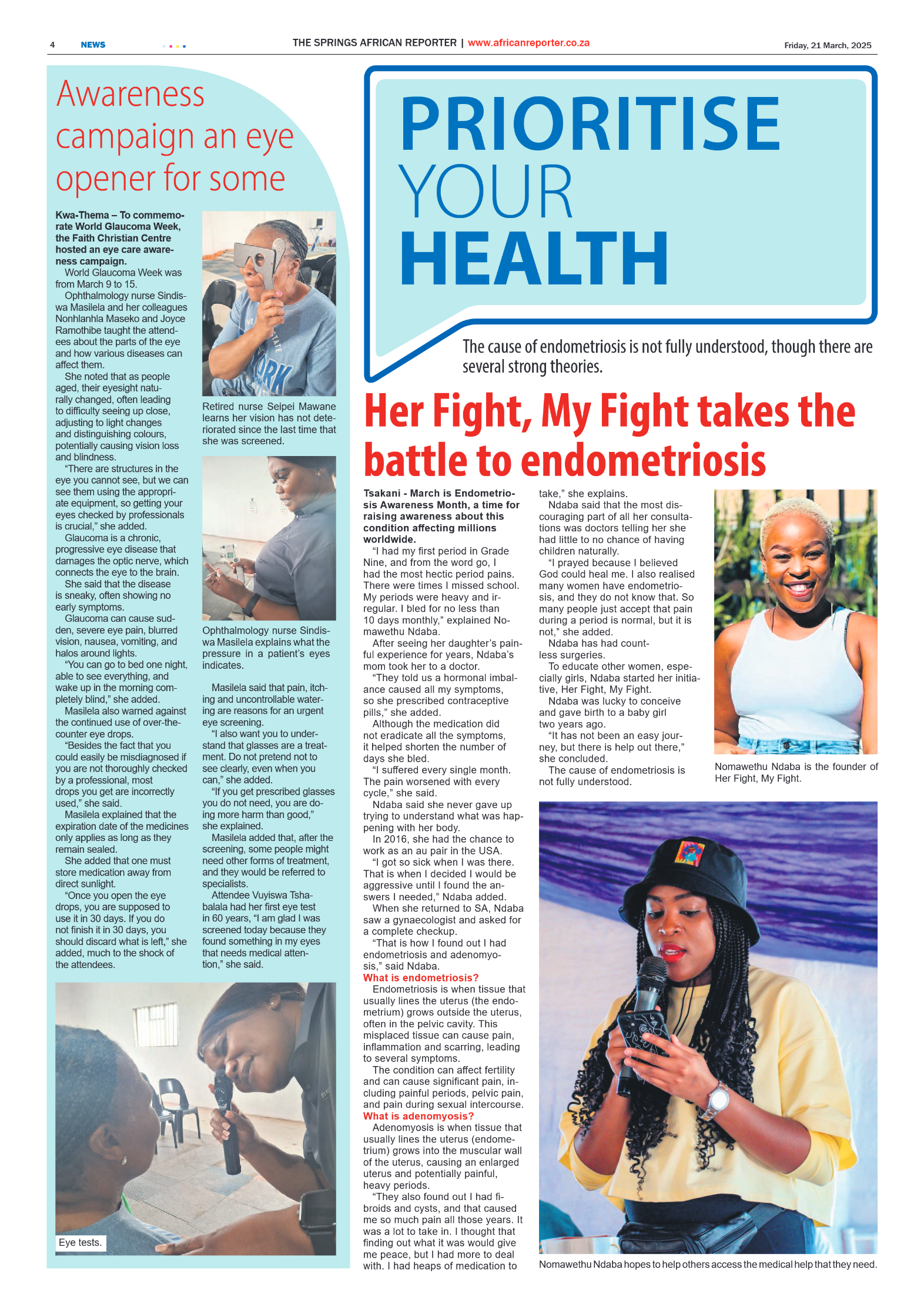 African Reporter 21 March 2025 page 4