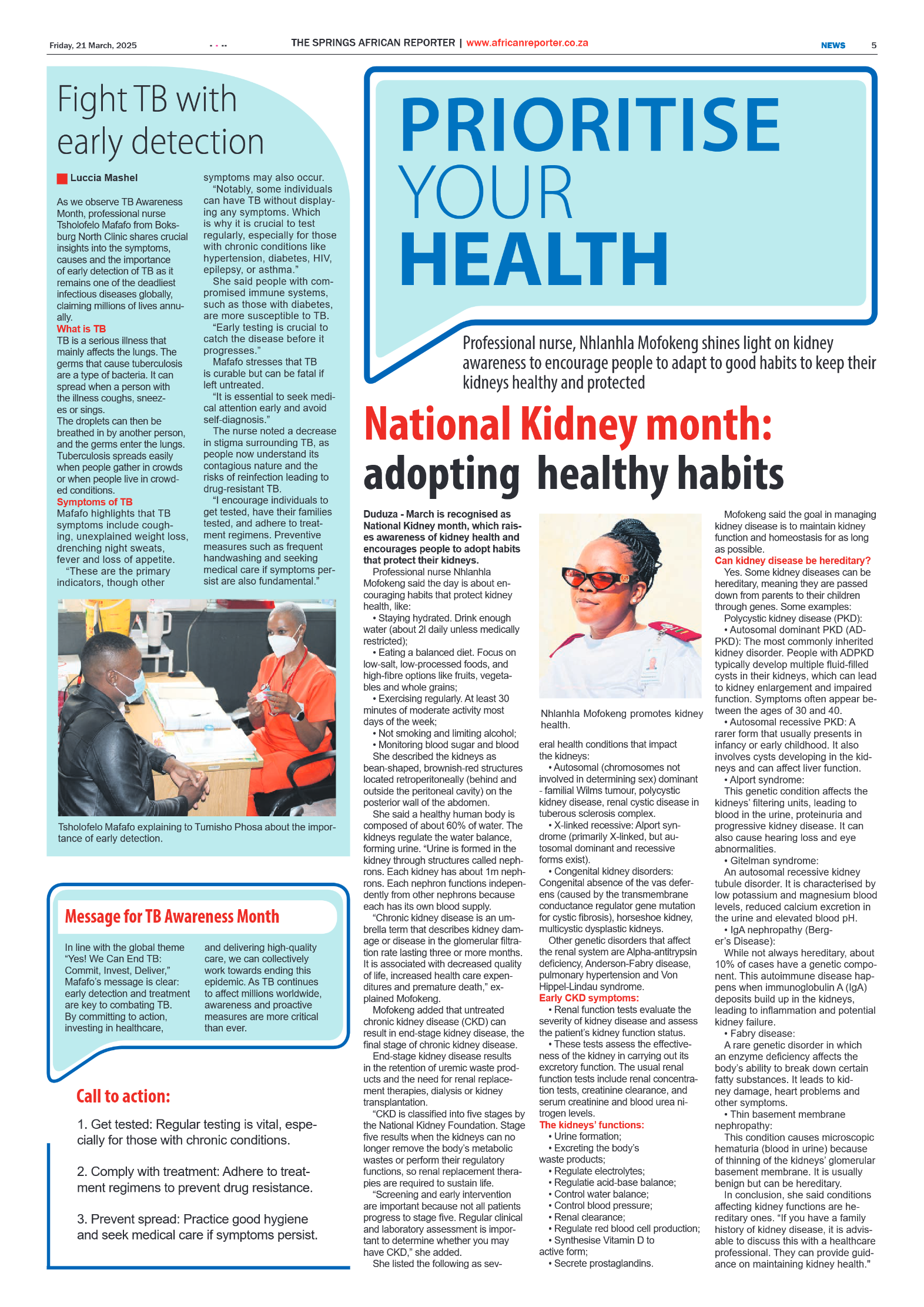 African Reporter 21 March 2025 page 5