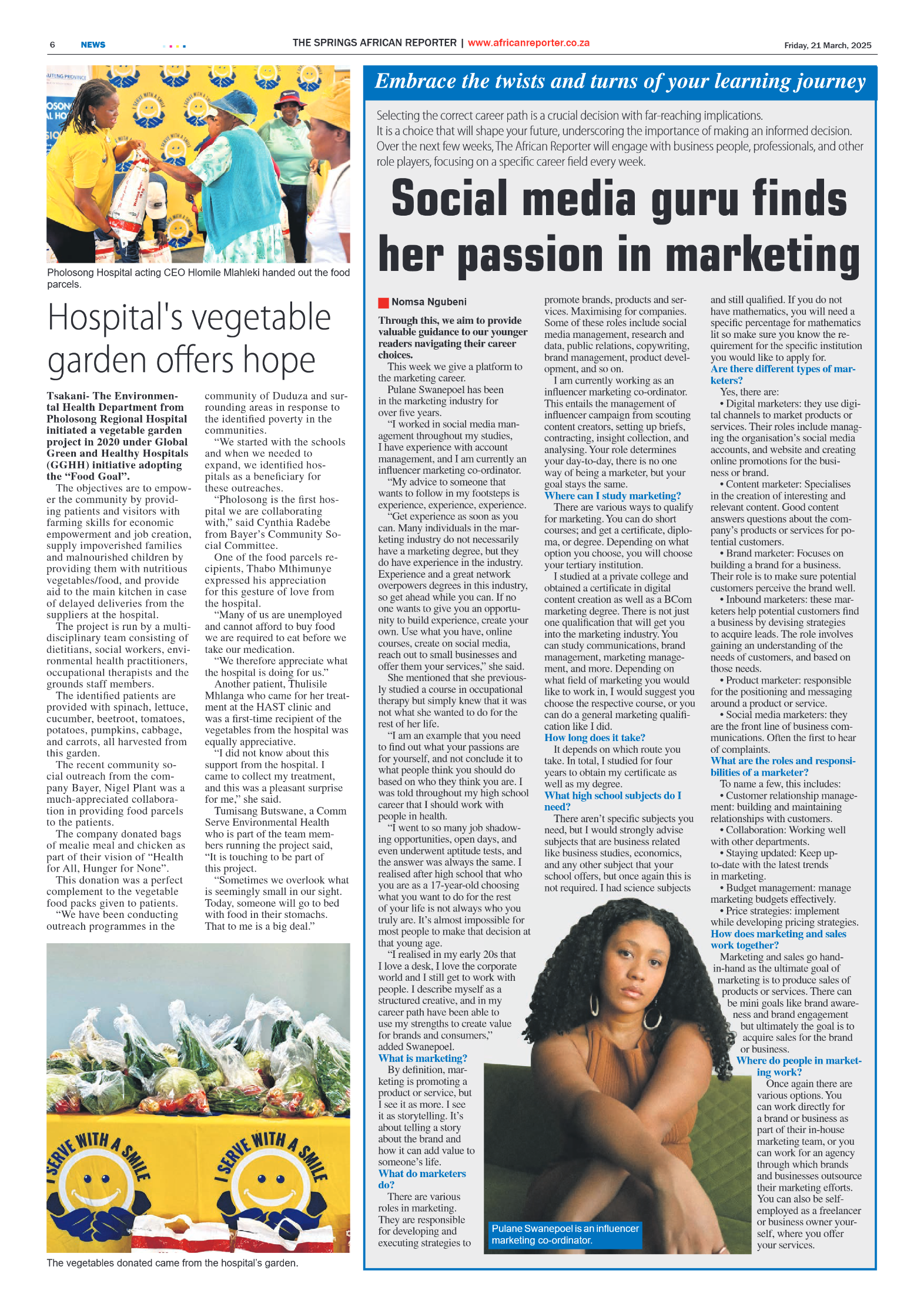 African Reporter 21 March 2025 page 6