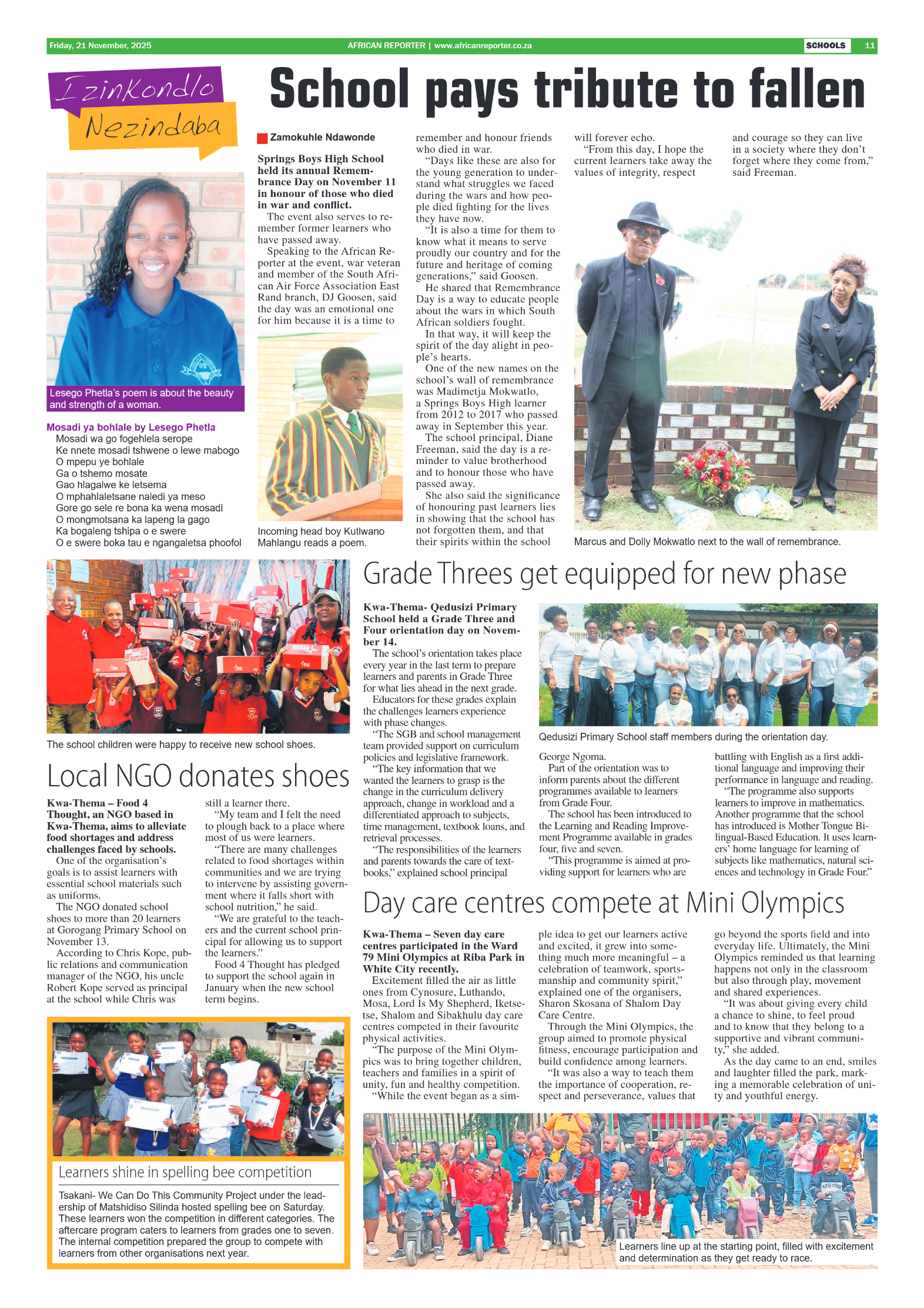 African Reporter 21 November 2025 page 11