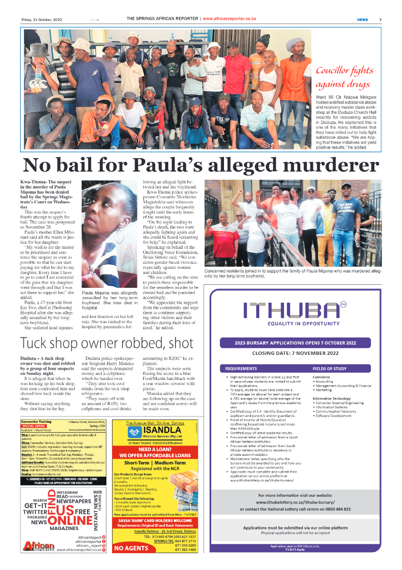 African Reporter 21 Oct 2022 page 3