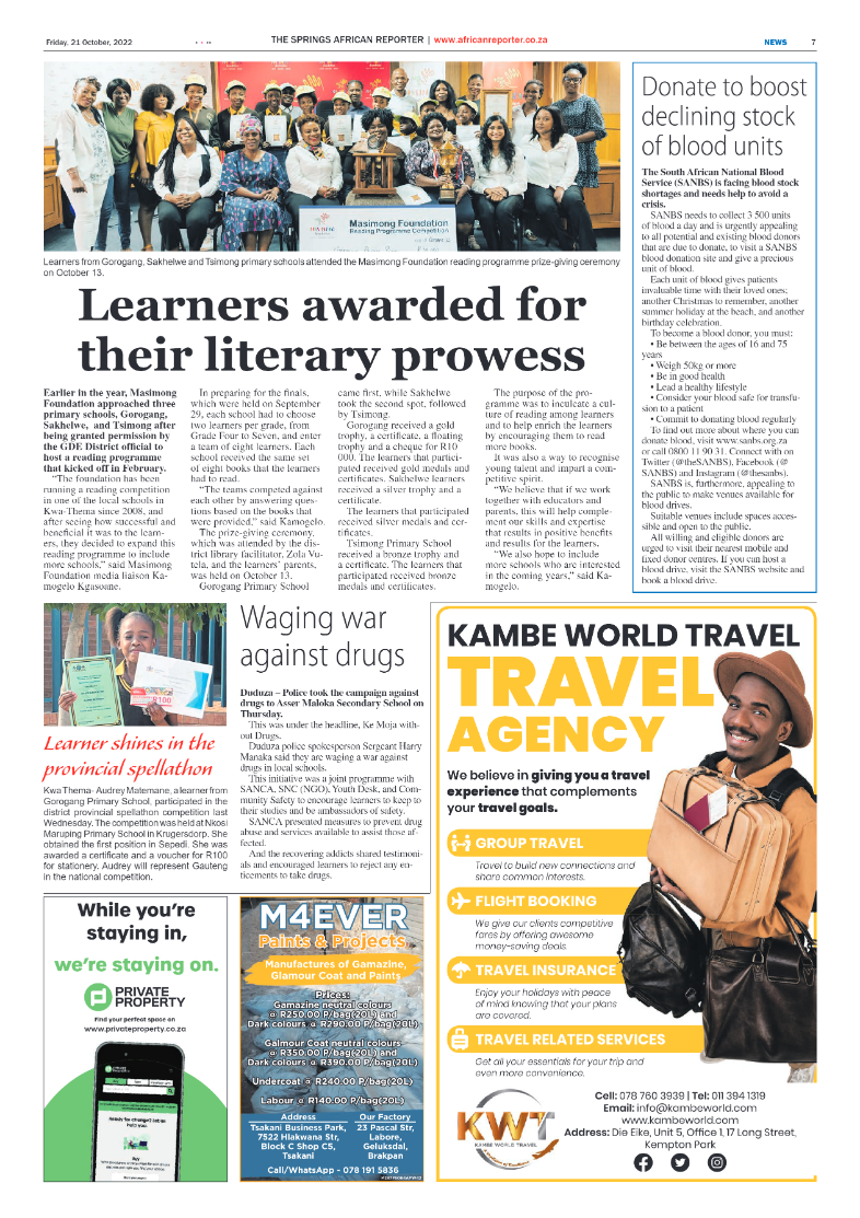 African Reporter 21 Oct 2022 page 7