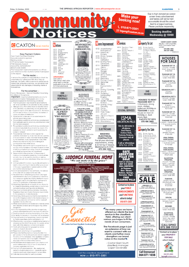 African Reporter 21 Oct 2022 page 9