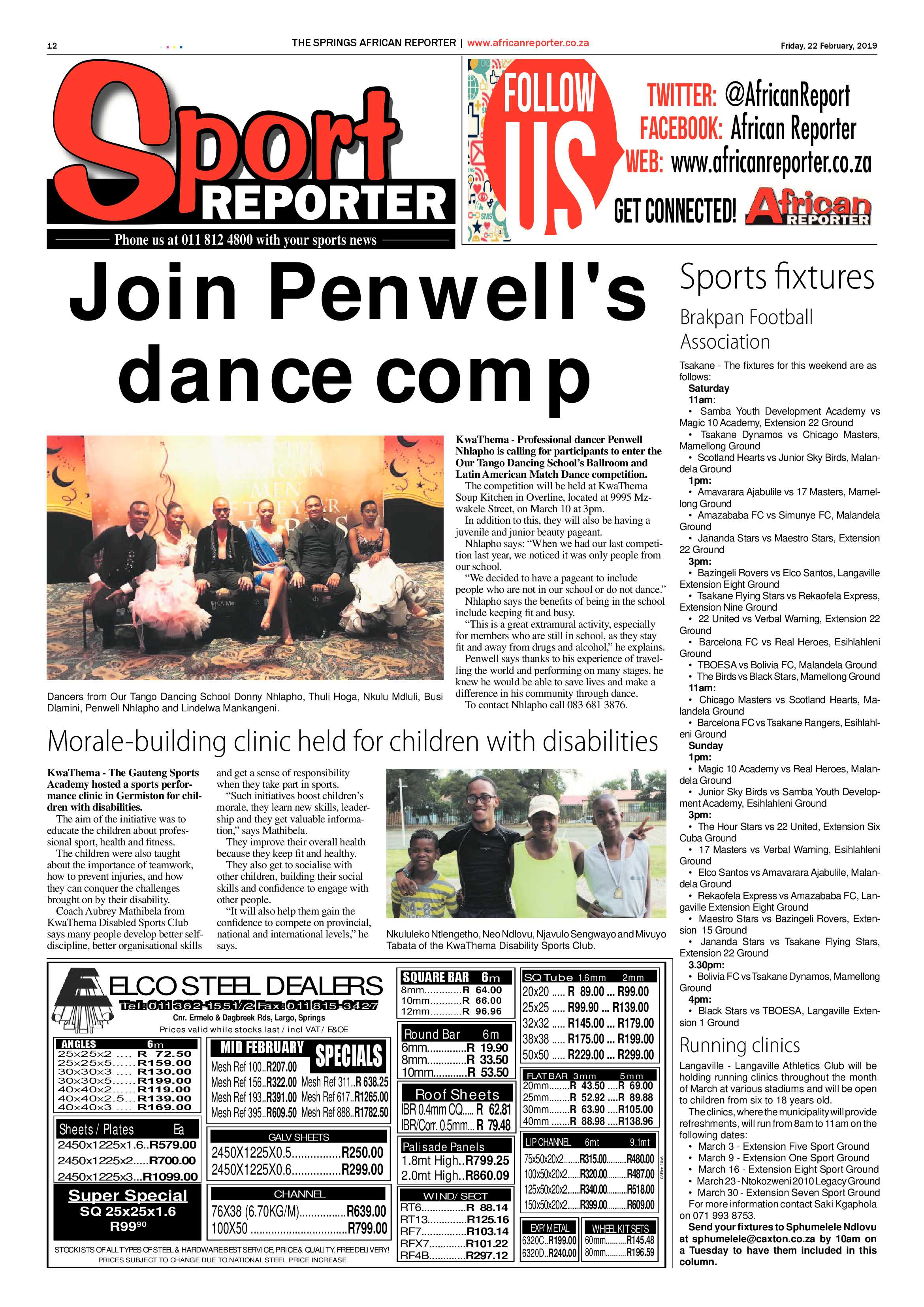 African Reporter 22 February 2019 page 12