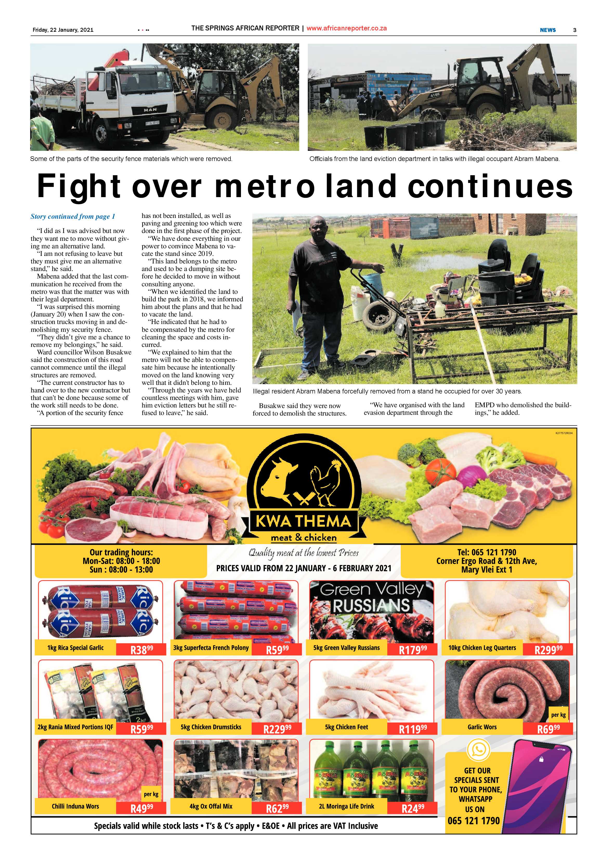 African Reporter 22 January 2021 page 3
