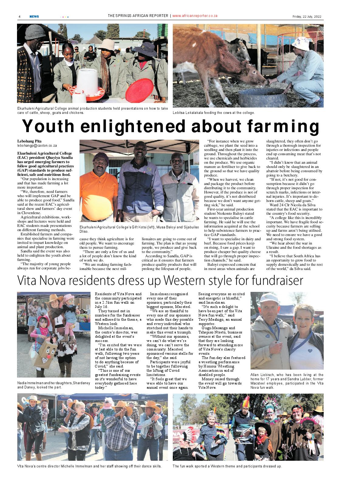 African Reporter 22 July 2022 page 4