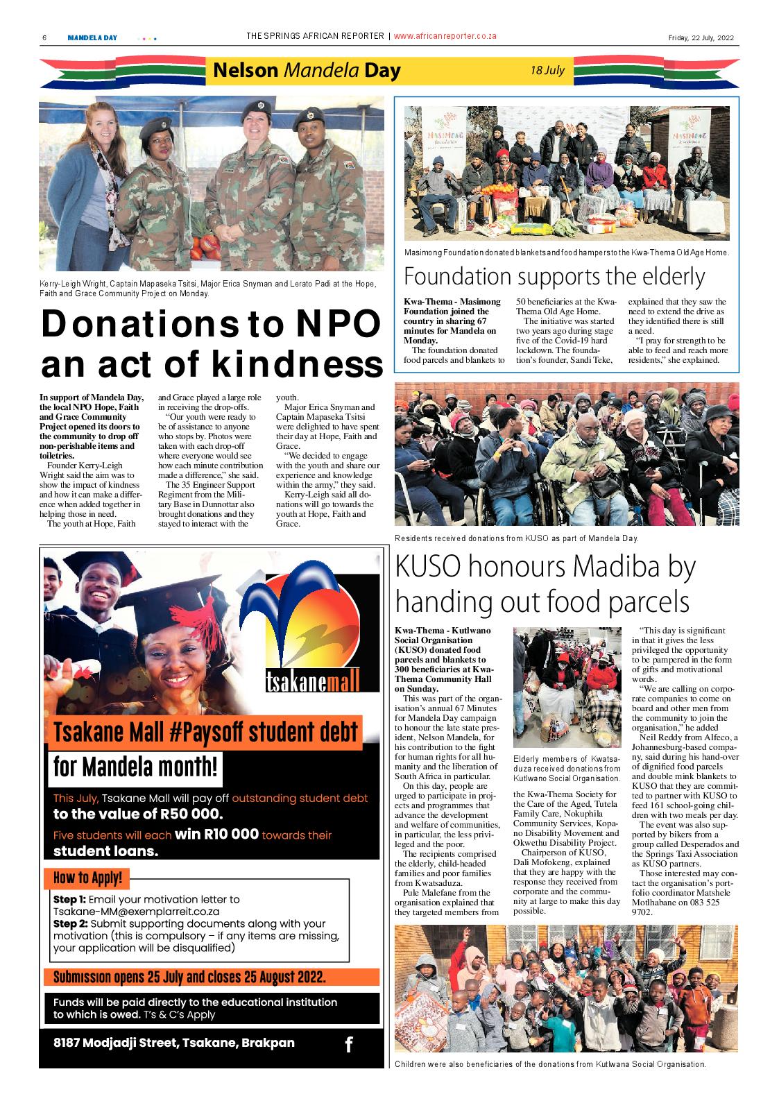 African Reporter 22 July 2022 page 6