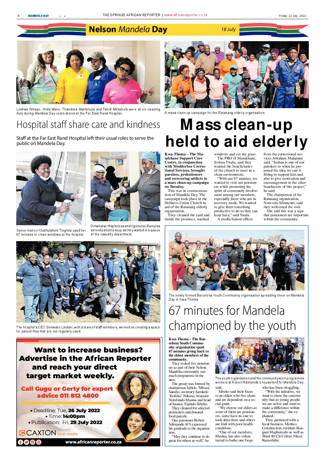 African Reporter 22 July 2022 page 8