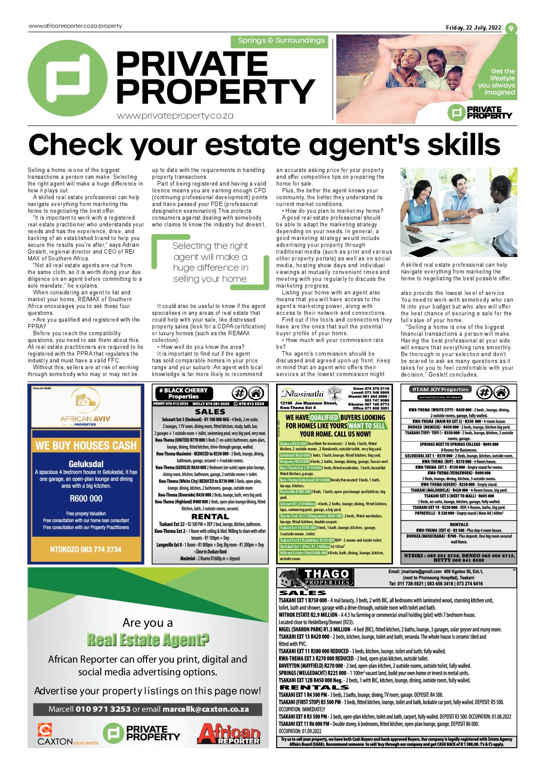 African Reporter 22 July 2022 page 9