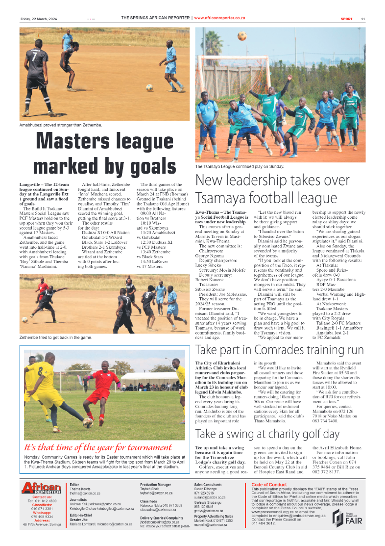 African Reporter 22 March 2024 page 11