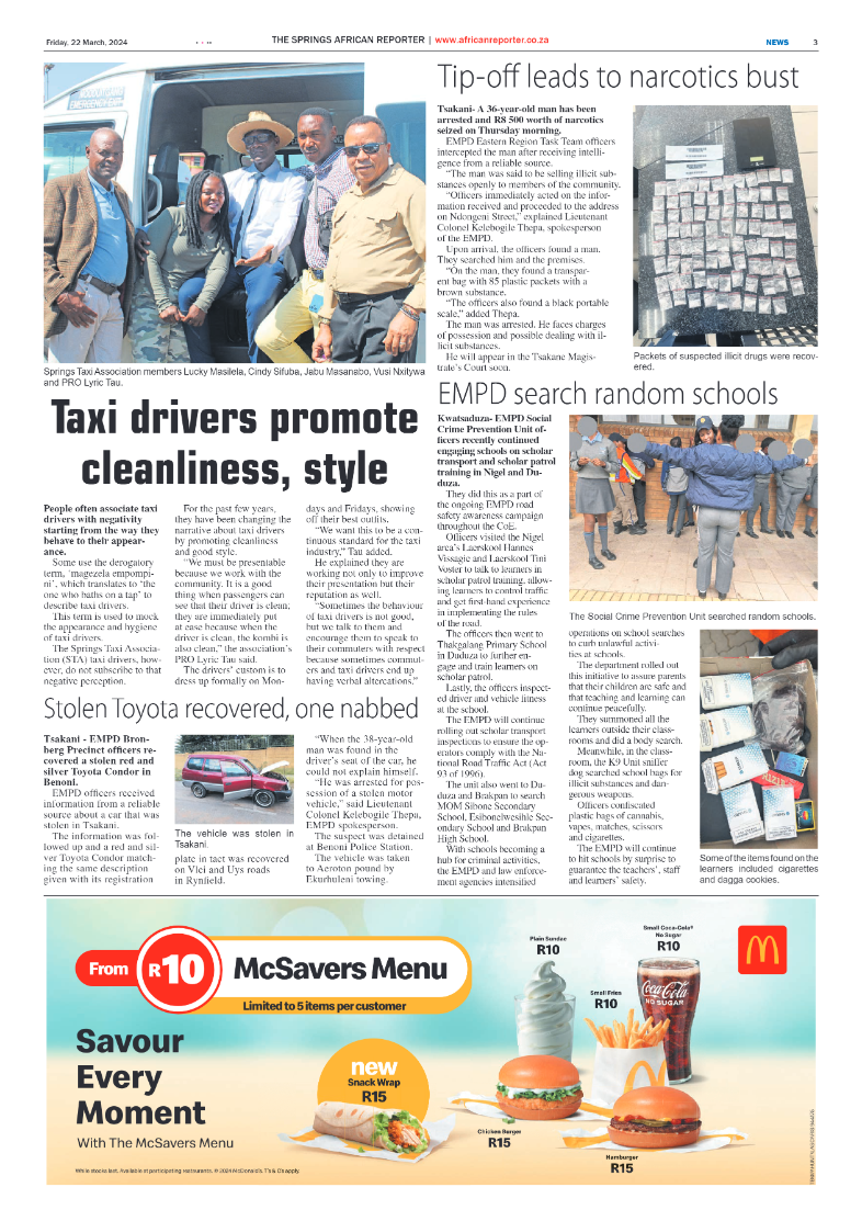 African Reporter 22 March 2024 page 3