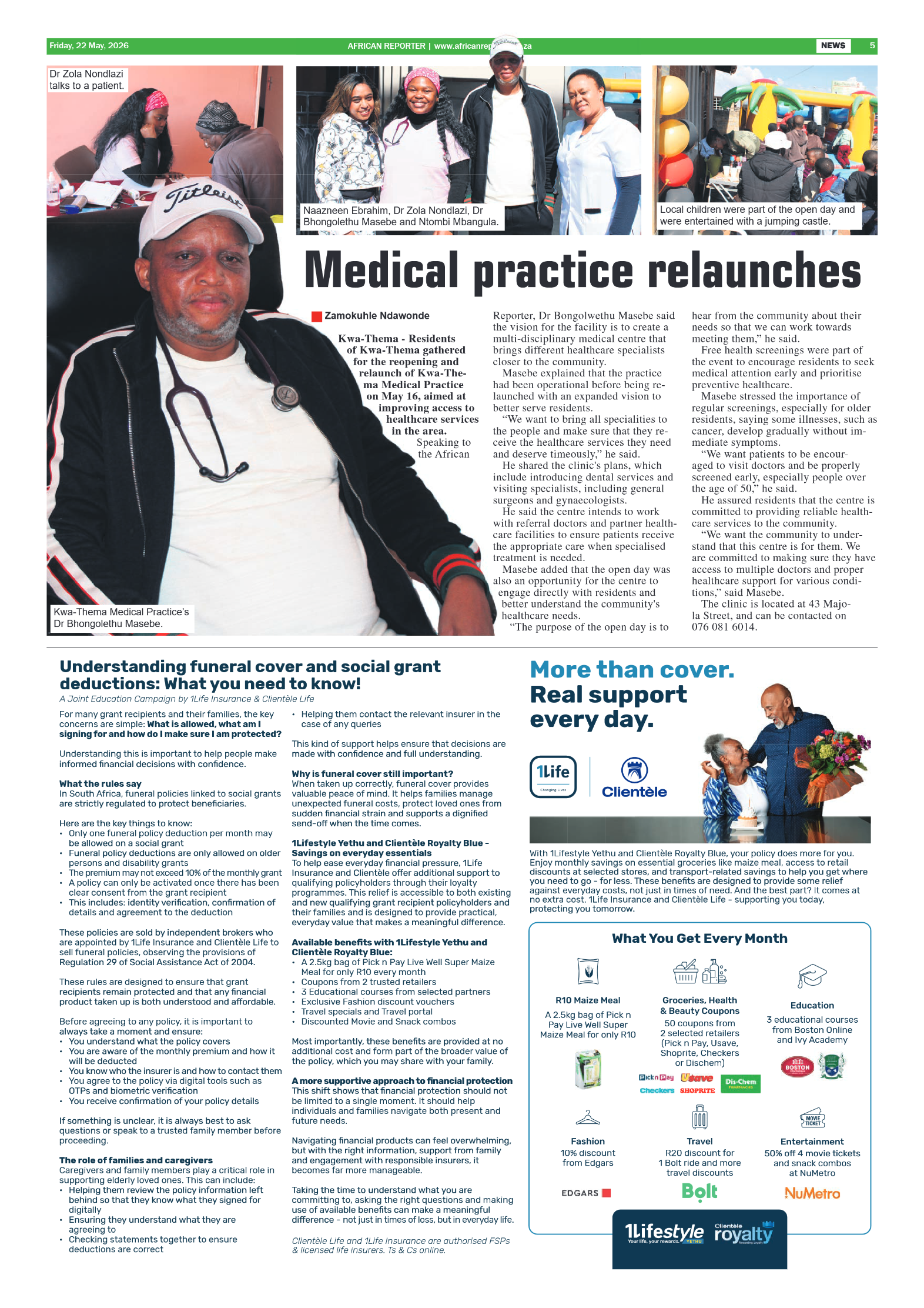 African Reporter 22 May 2026 page 5