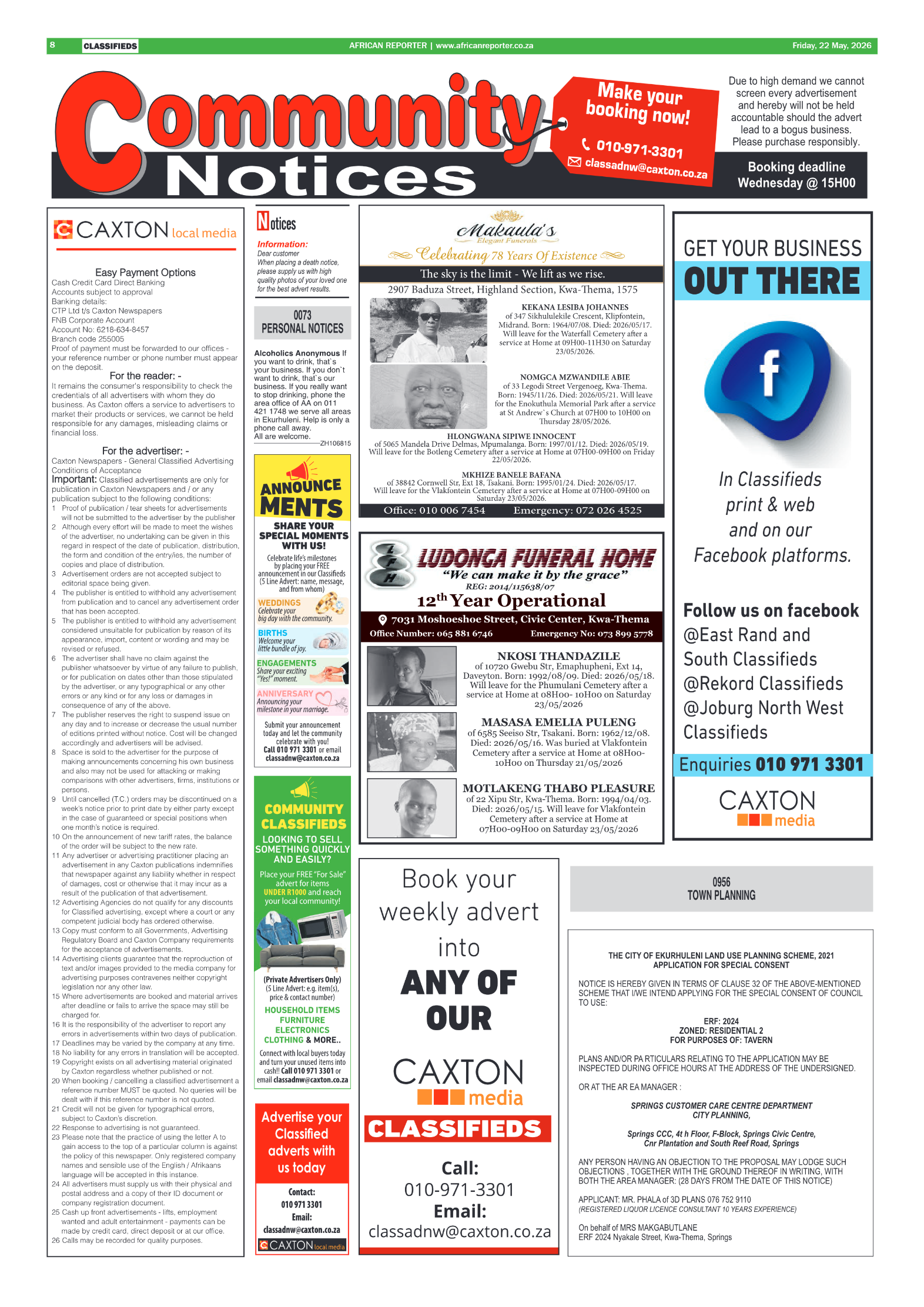 African Reporter 22 May 2026 page 8