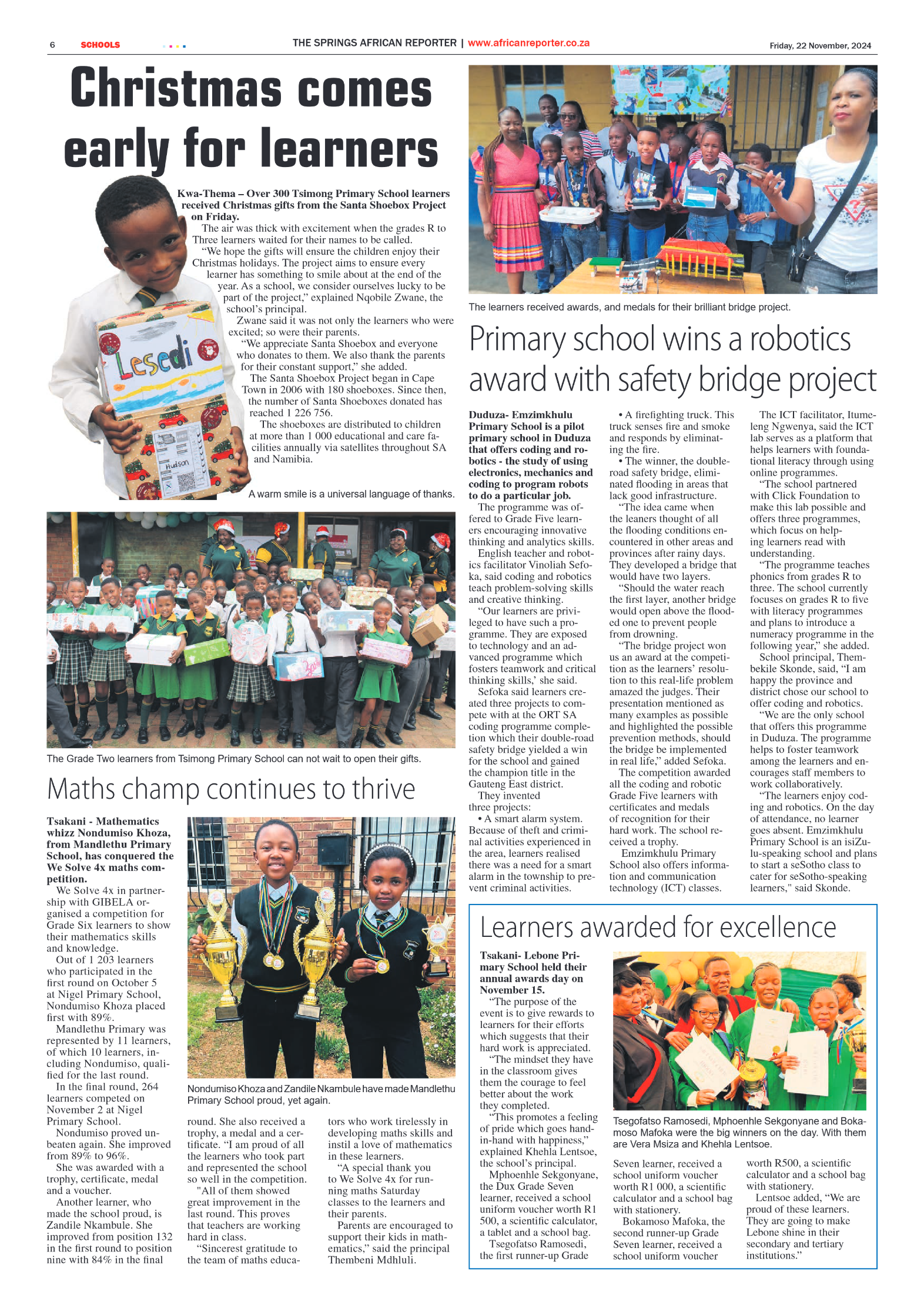 African Reporter 22 November 2024 page 6