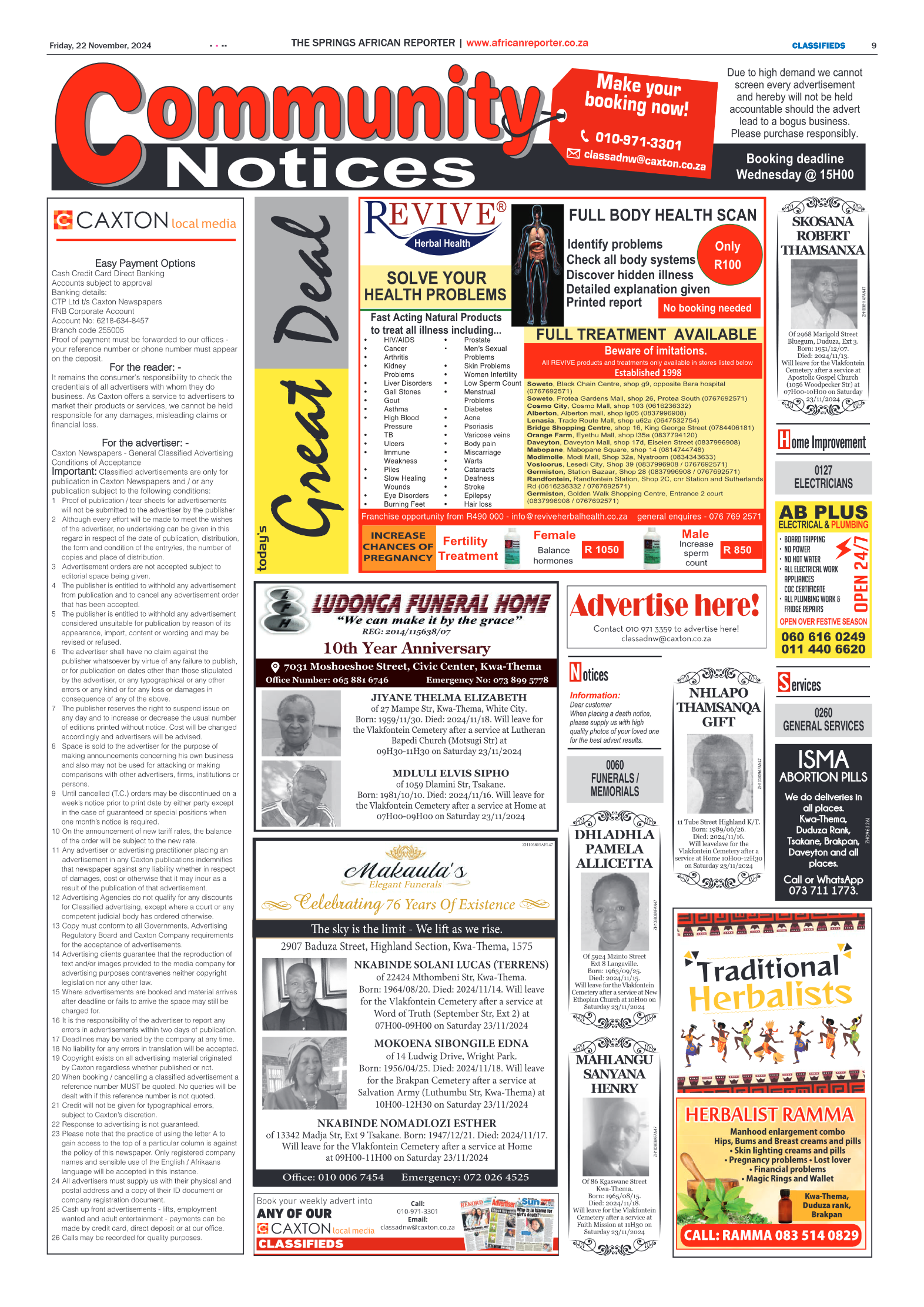 African Reporter 22 November 2024 page 9
