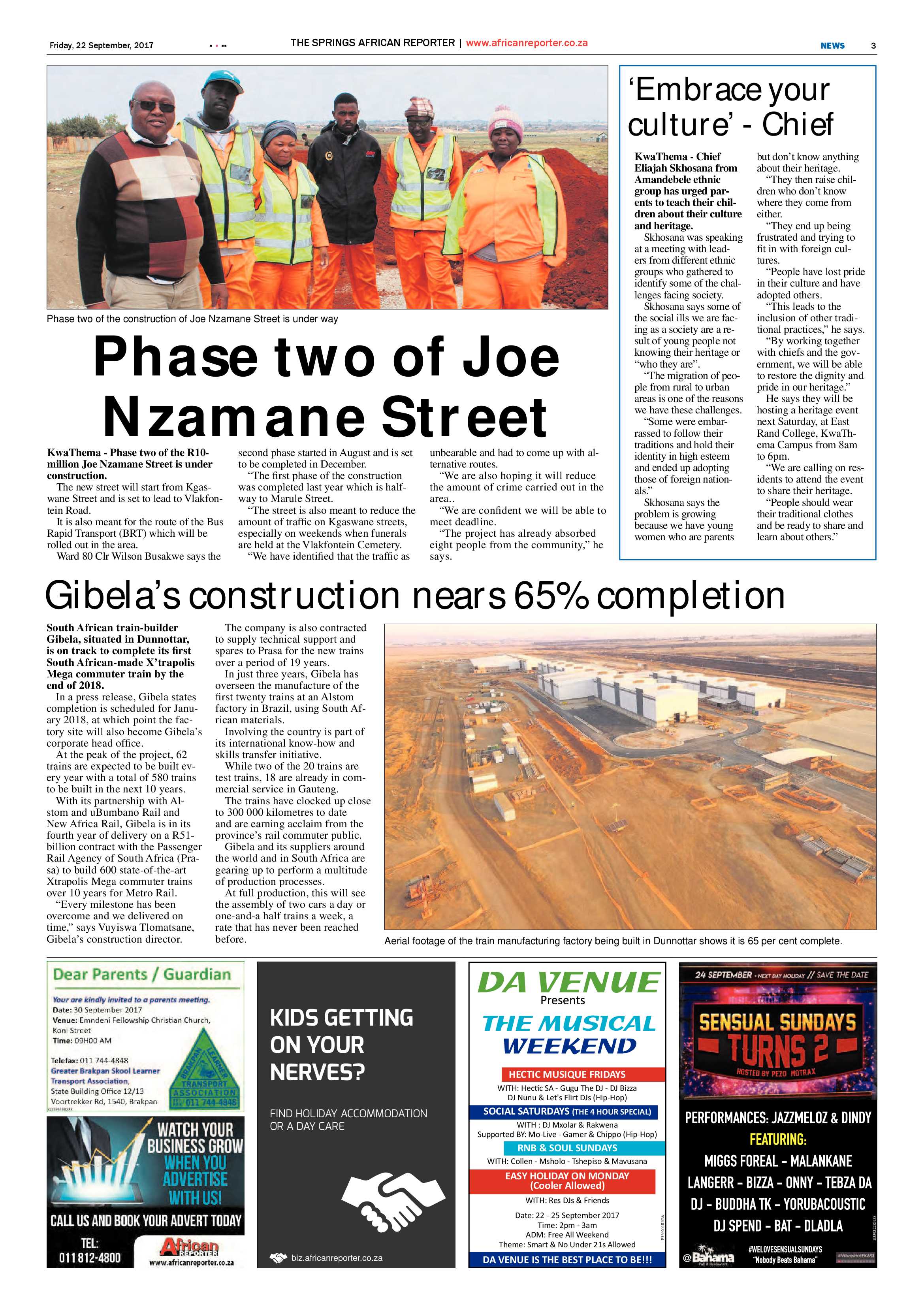 African Reporter 22 September 2017 page 3