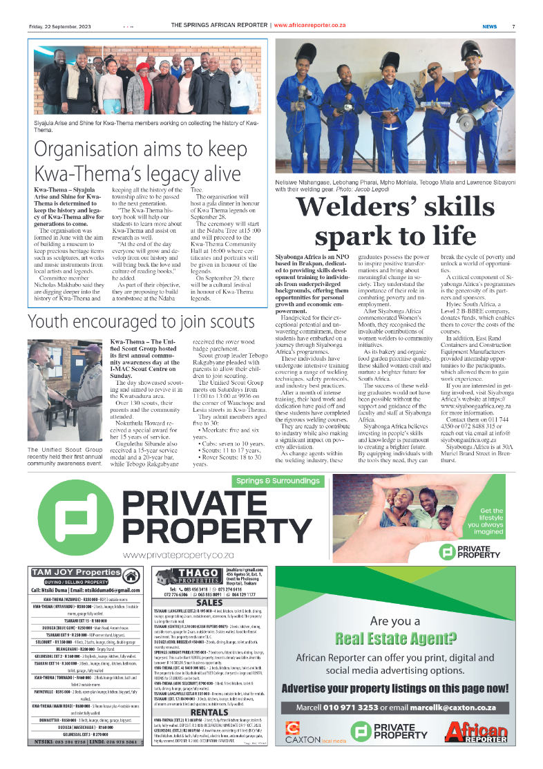 African Reporter 22 September 2023 page 7