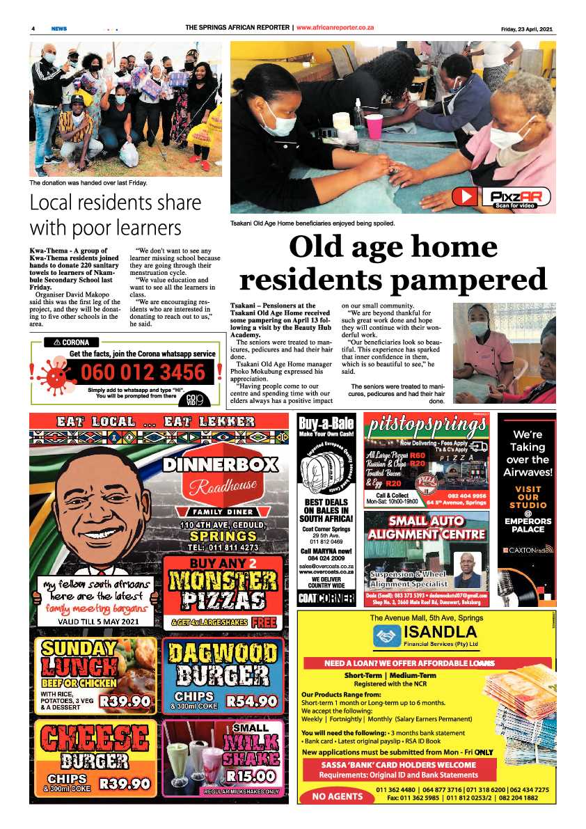 African Reporter 23 April 2021 page 4