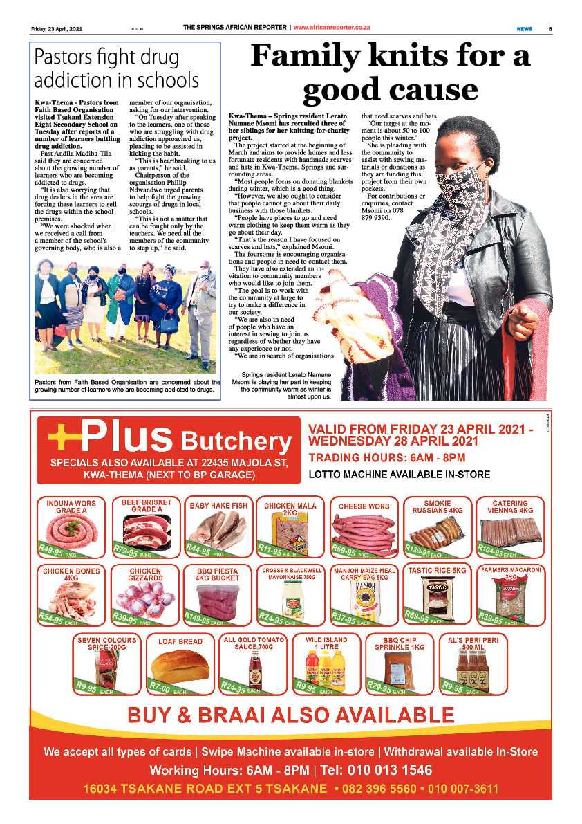 African Reporter 23 April 2021 page 5