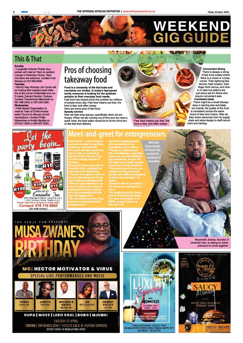 African Reporter 23 April 2021 page 6