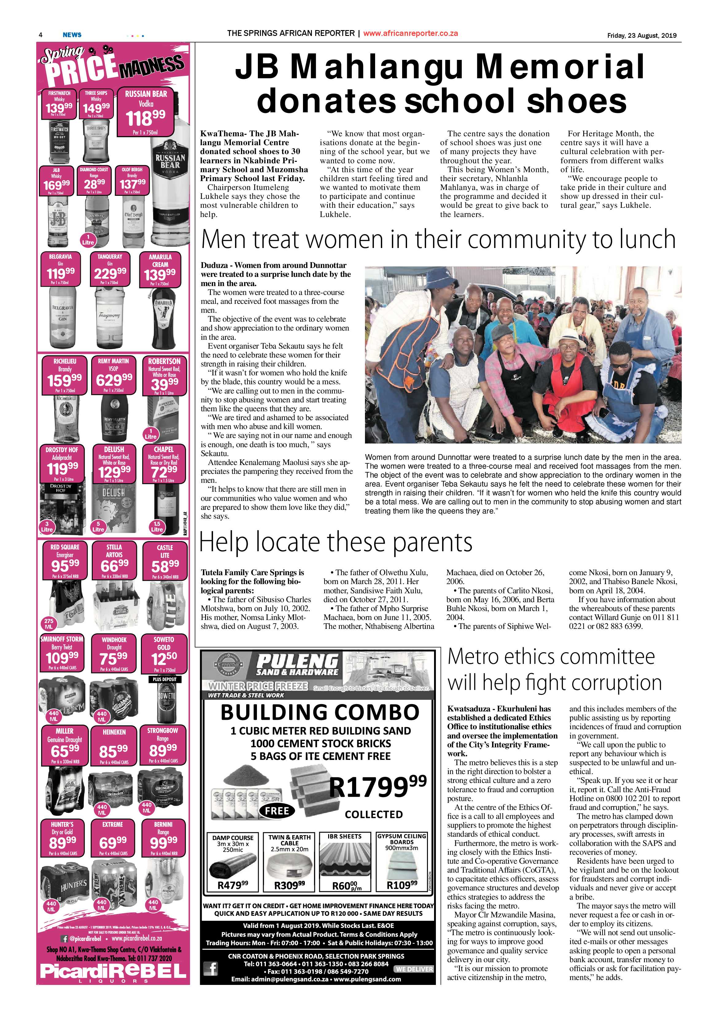 African Reporter 23 August 2019 page 4
