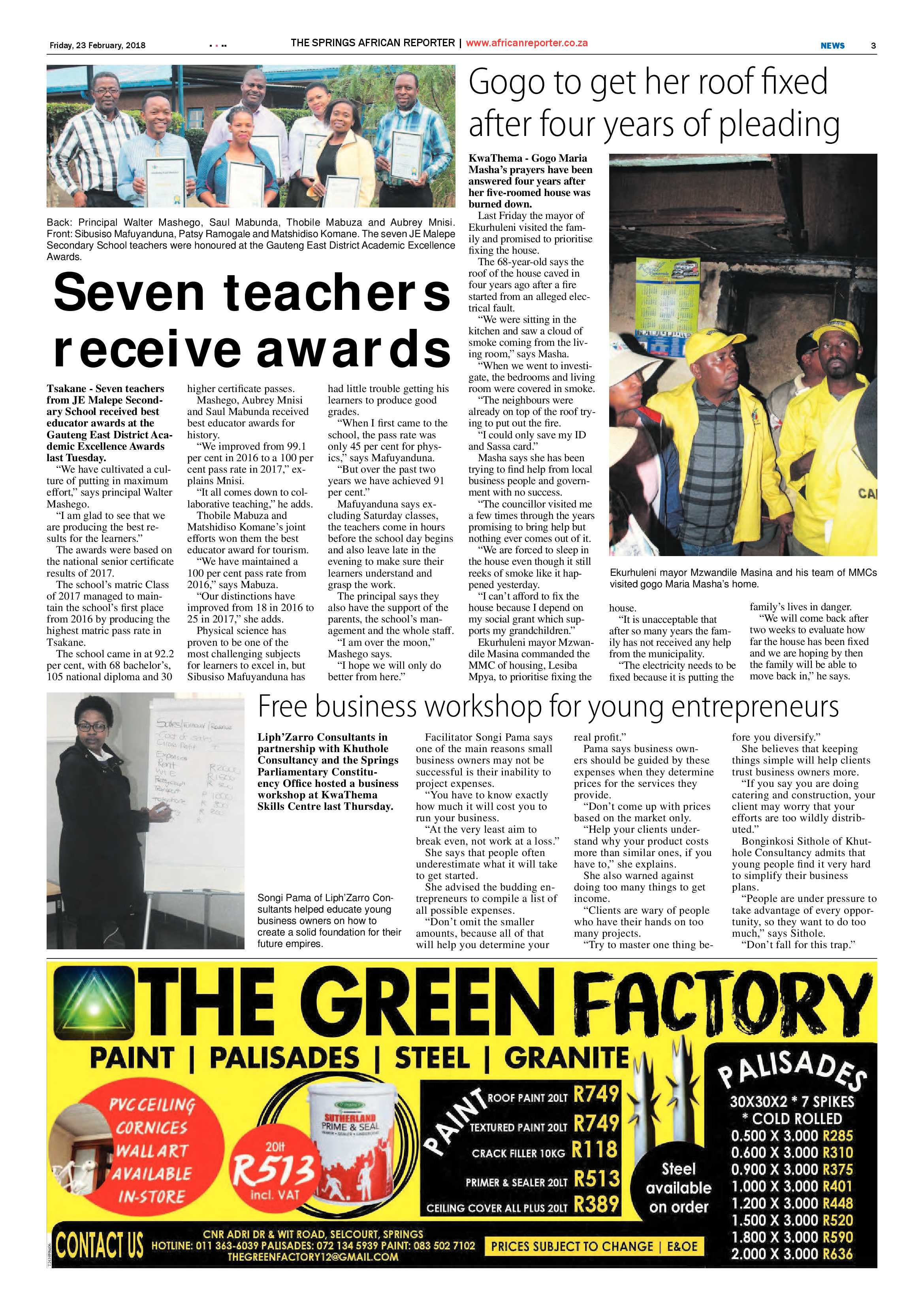African Reporter 23 February 2018 page 3
