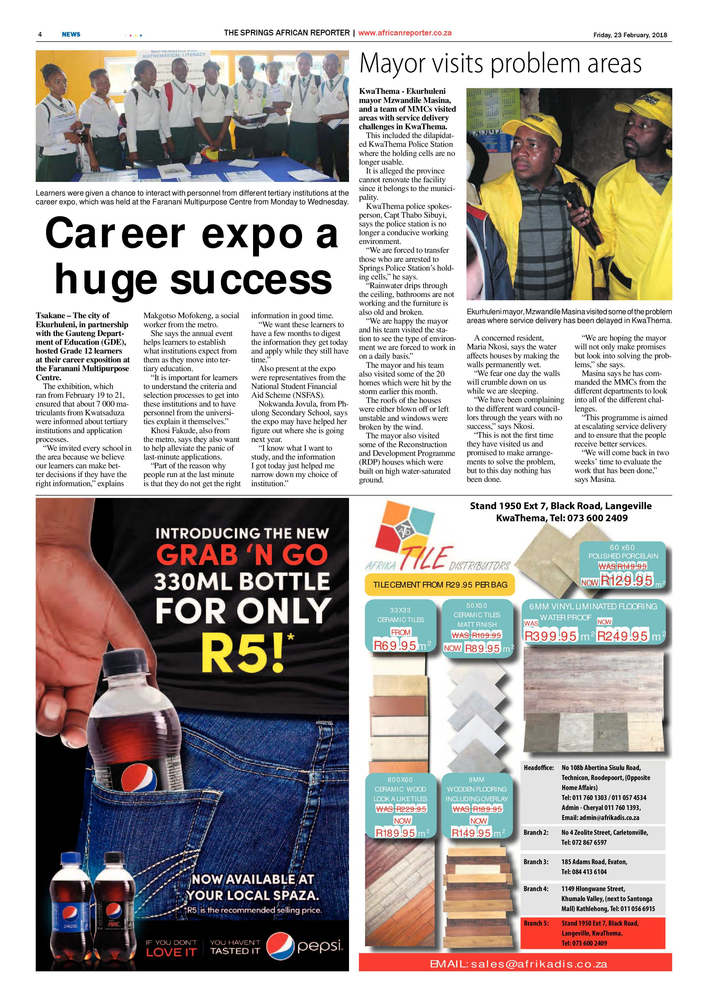 African Reporter 23 February 2018 page 4