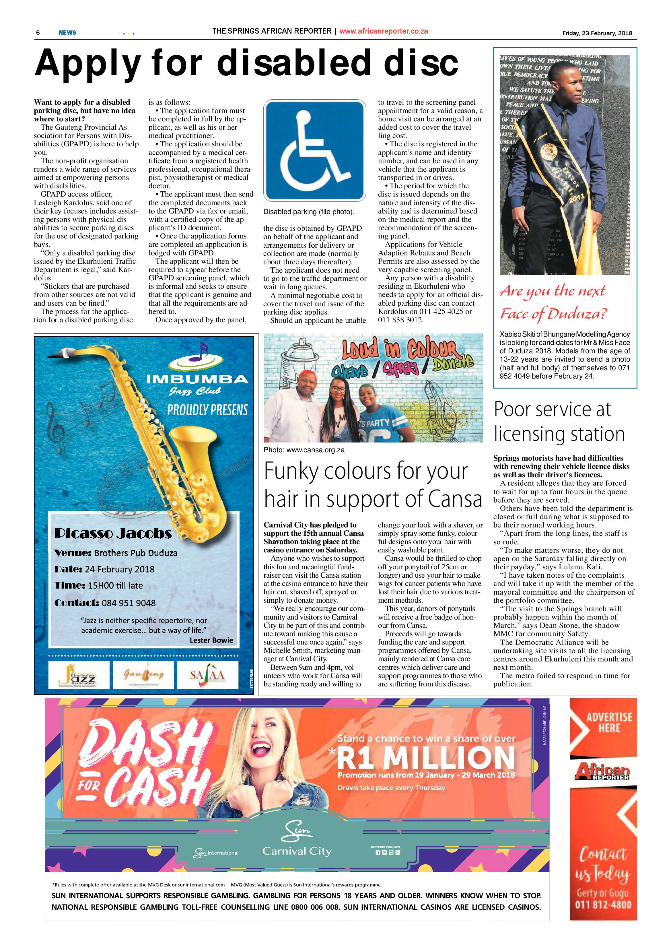 African Reporter 23 February 2018 page 6