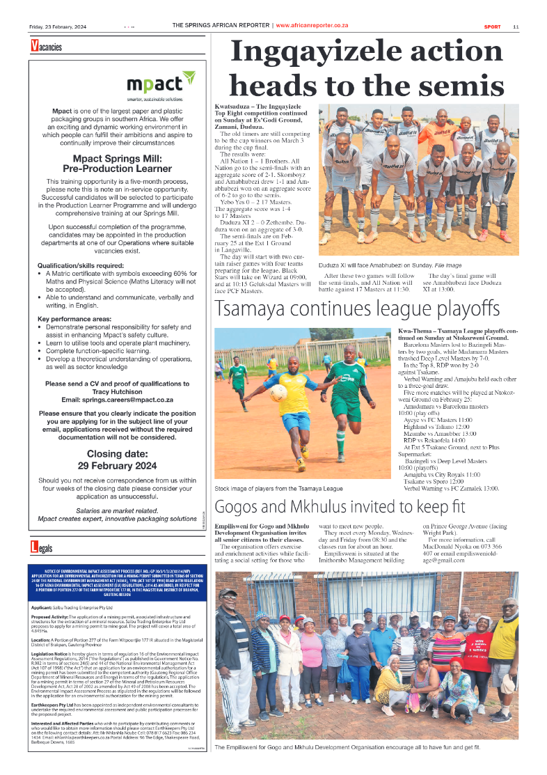 African Reporter 23 February 2024 page 11