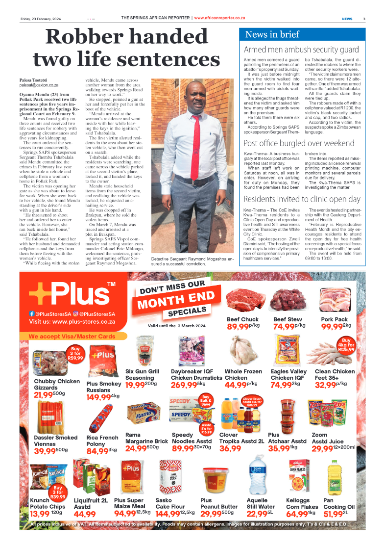 African Reporter 23 February 2024 page 3