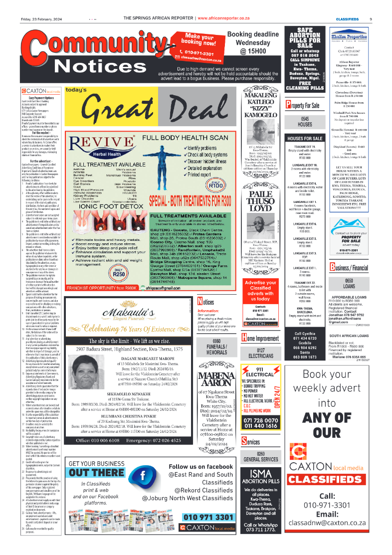 African Reporter 23 February 2024 page 9