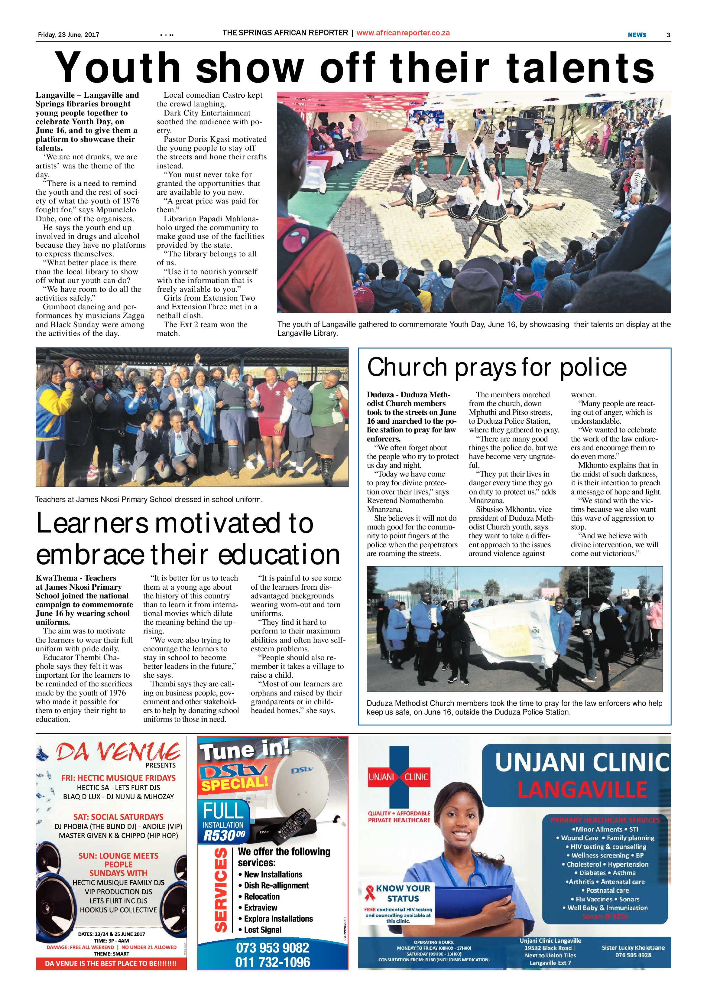 African Reporter 23 June 2017 page 3