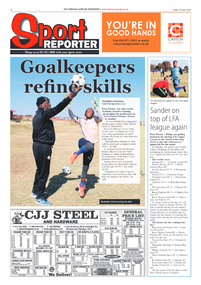 African Reporter 23 June 2023 page 12