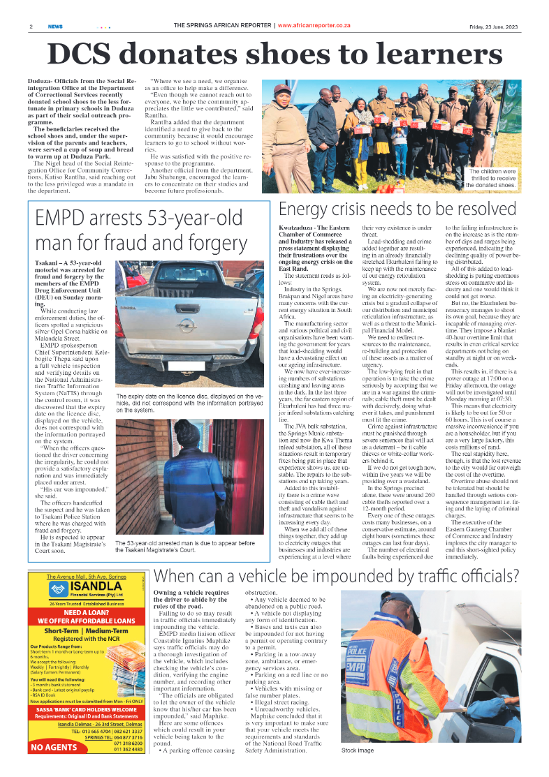 African Reporter 23 June 2023 page 2