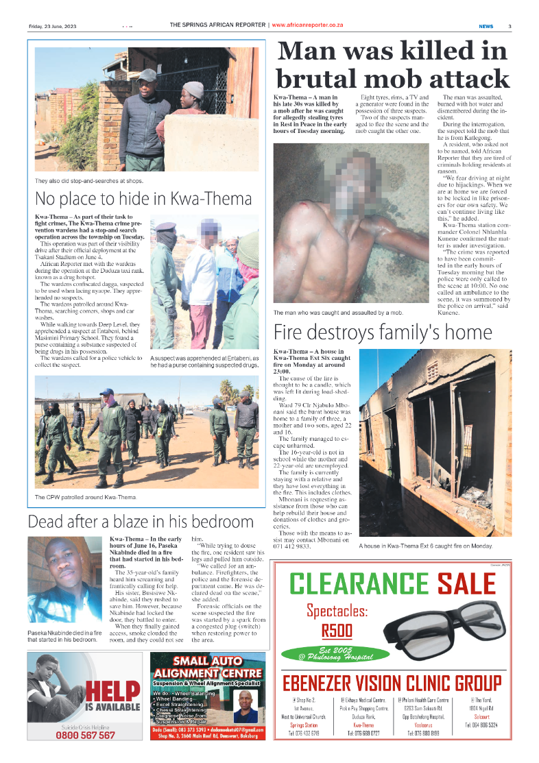 African Reporter 23 June 2023 page 3