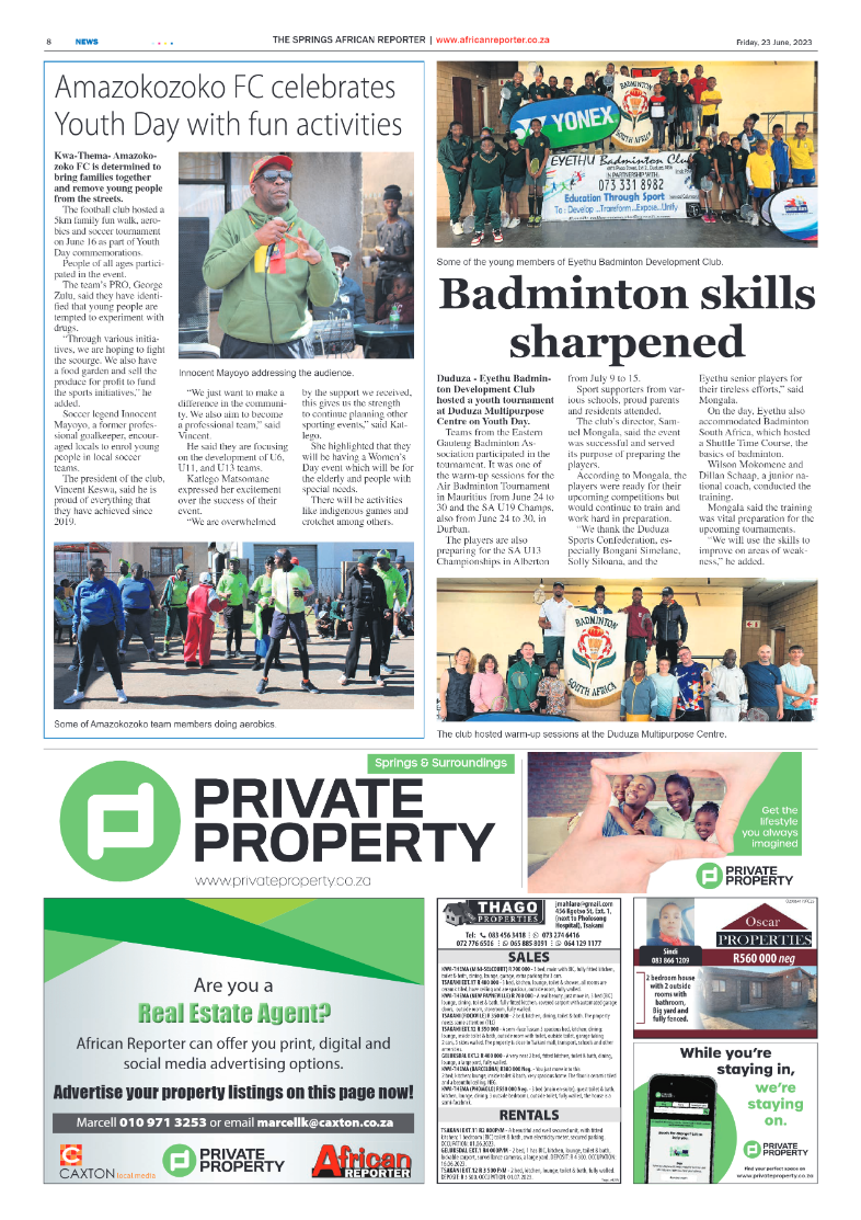 African Reporter 23 June 2023 page 8