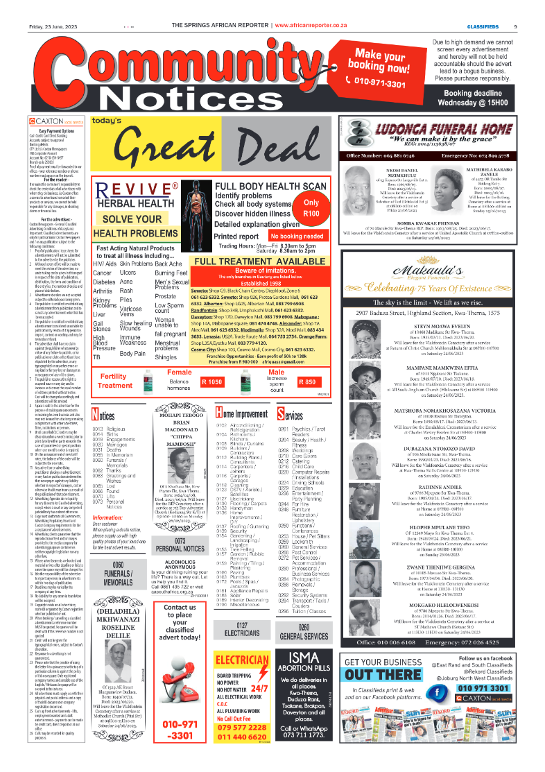 African Reporter 23 June 2023 page 9