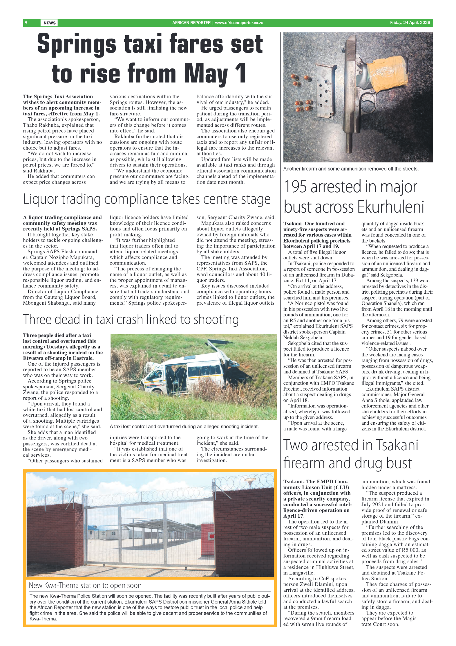 African Reporter 24 April 2026 page 4