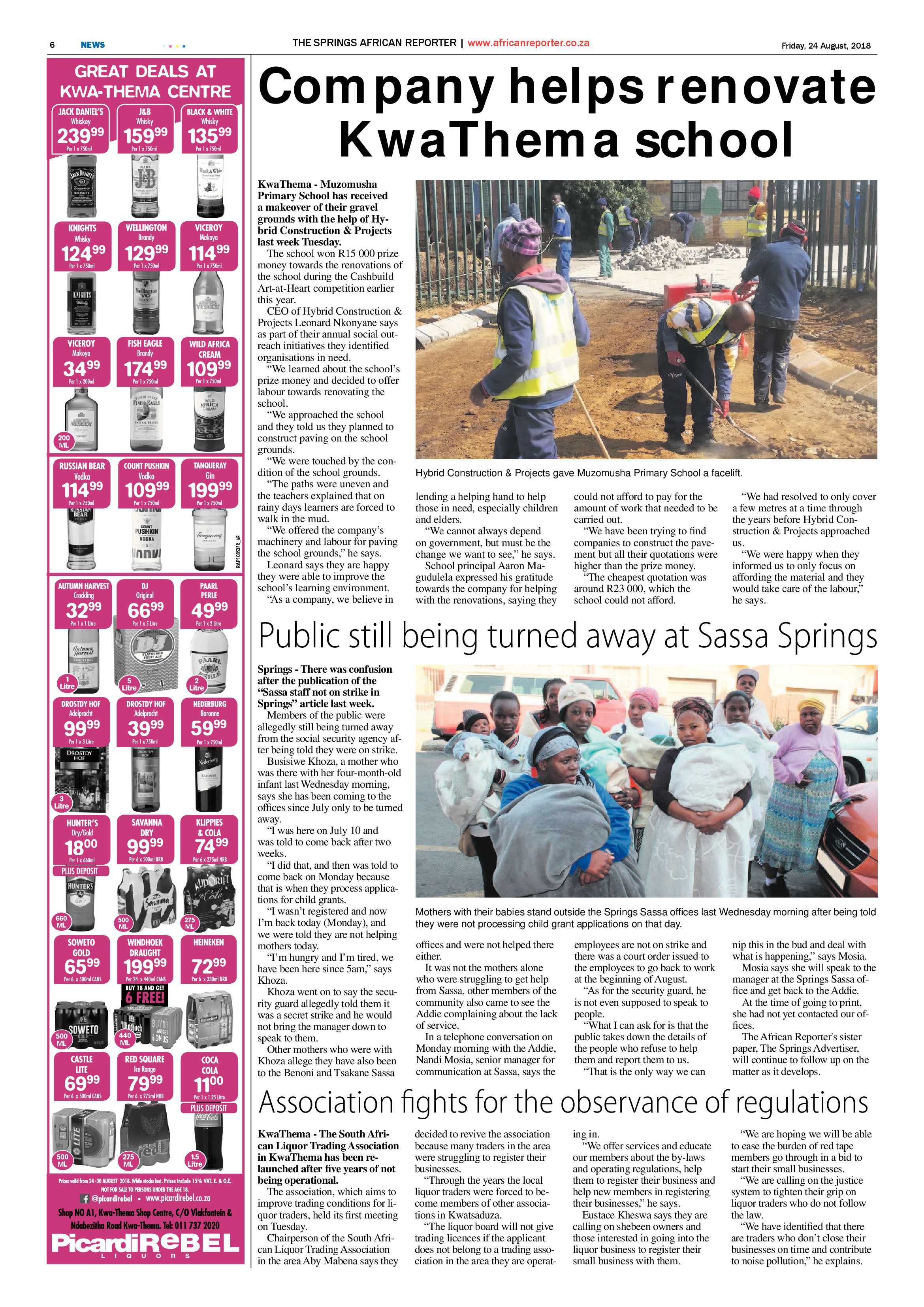 African Reporter 24 August 2018 page 6
