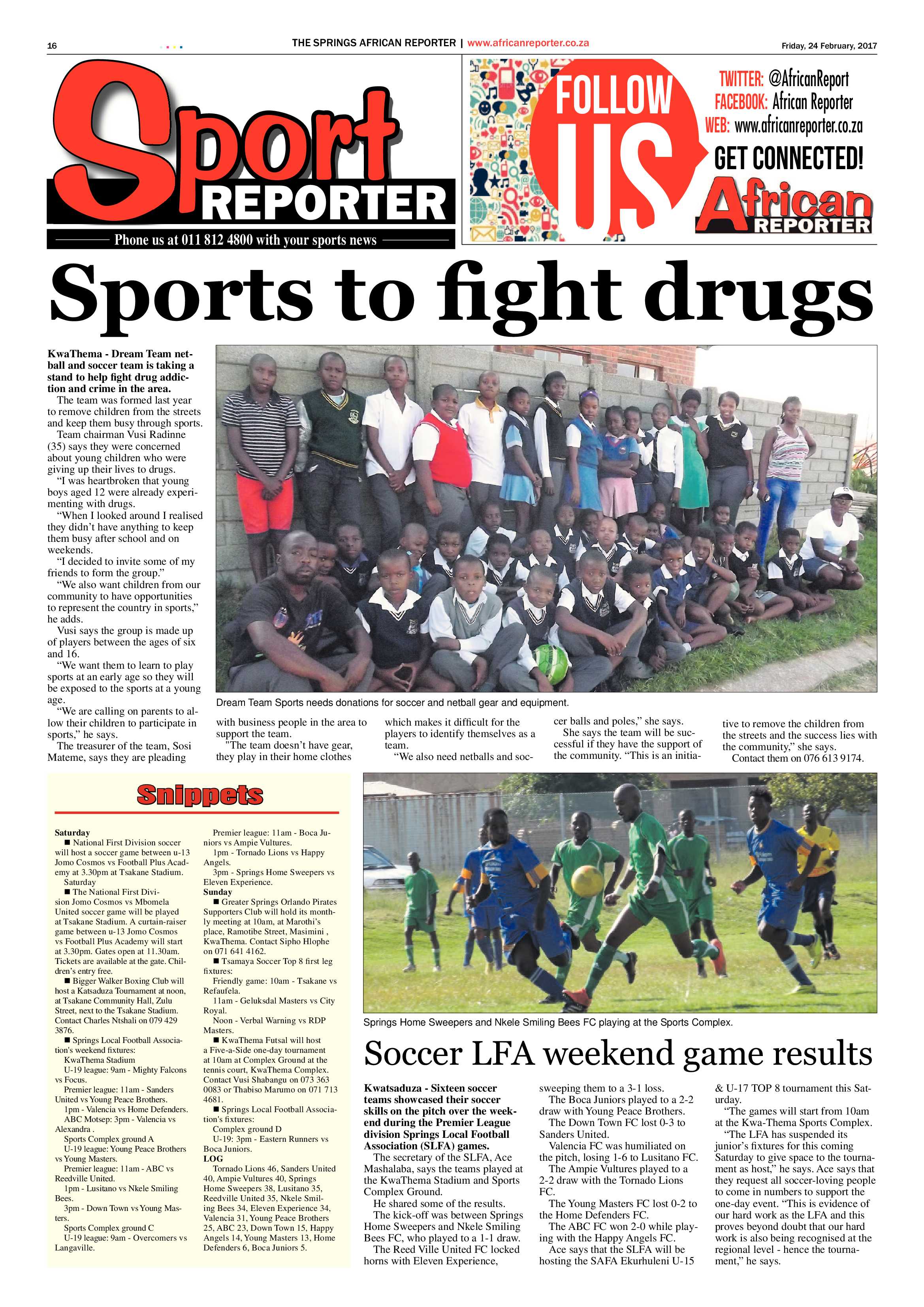 African Reporter 24 February 2017 page 16