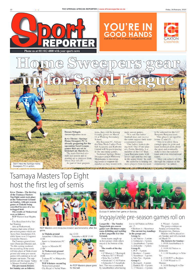 African Reporter 24 February 2023 page 12