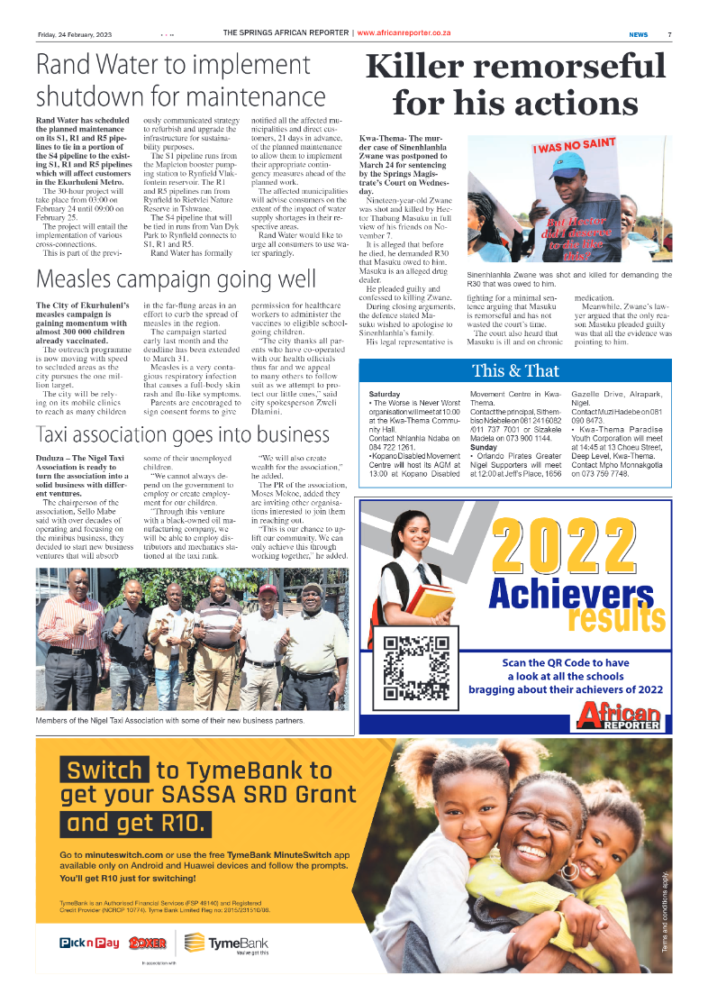 African Reporter 24 February 2023 page 7