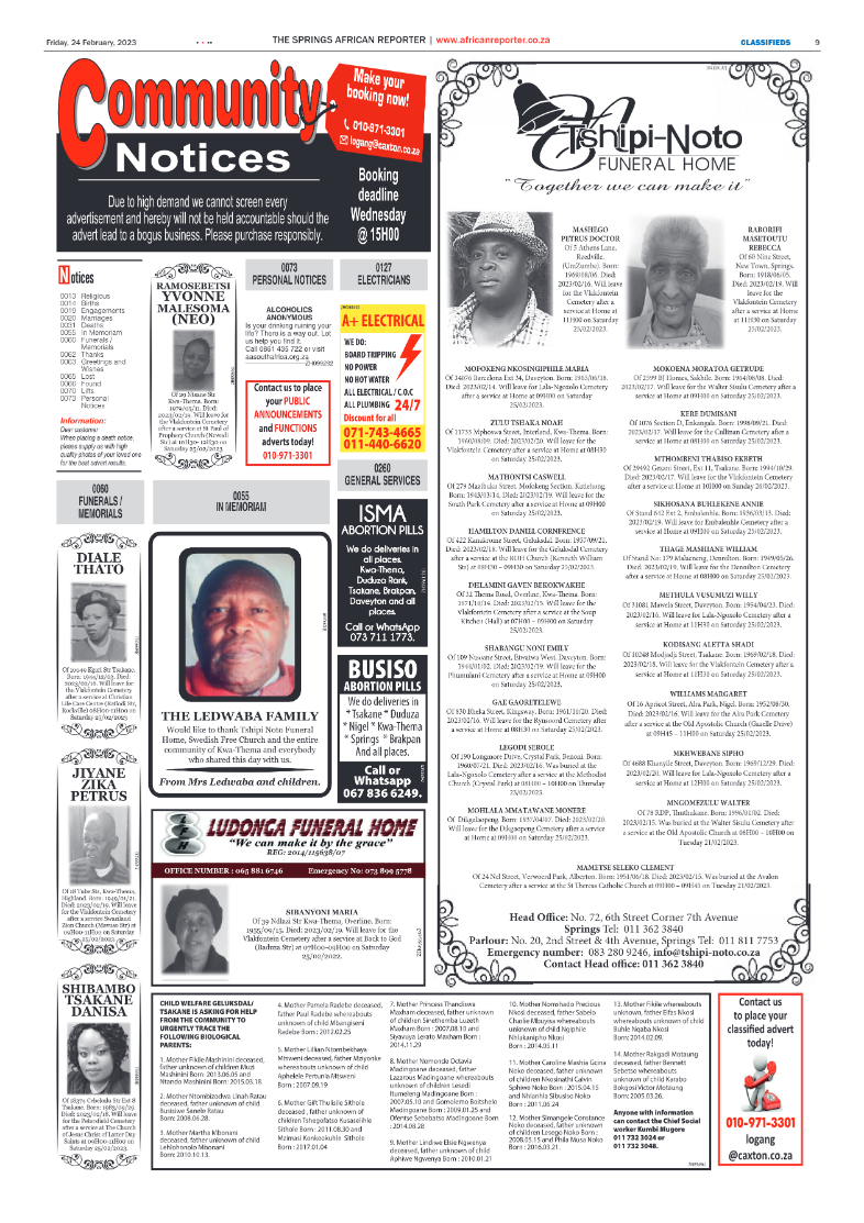 African Reporter 24 February 2023 page 9