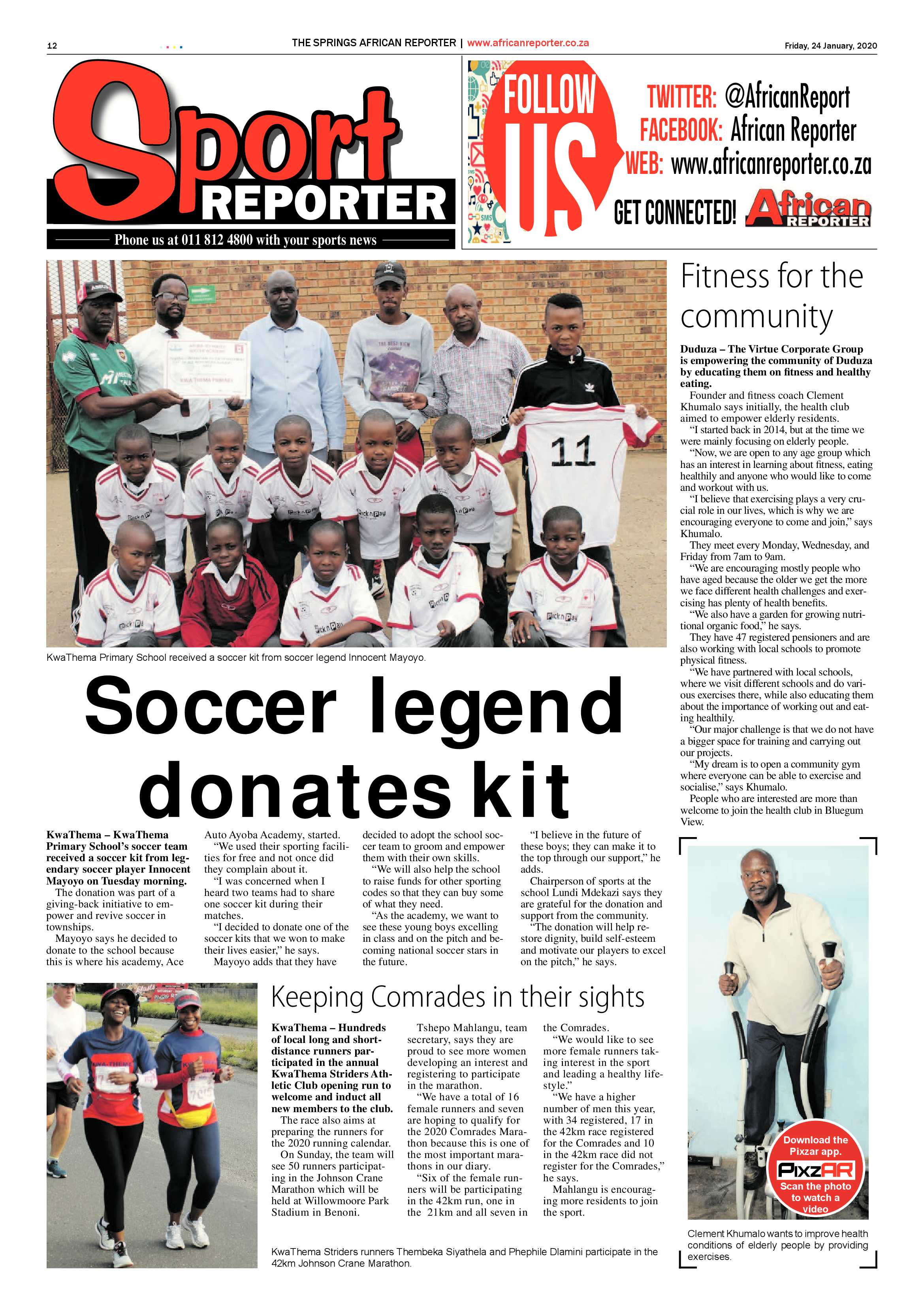 African Reporter 24 January 2020 page 12