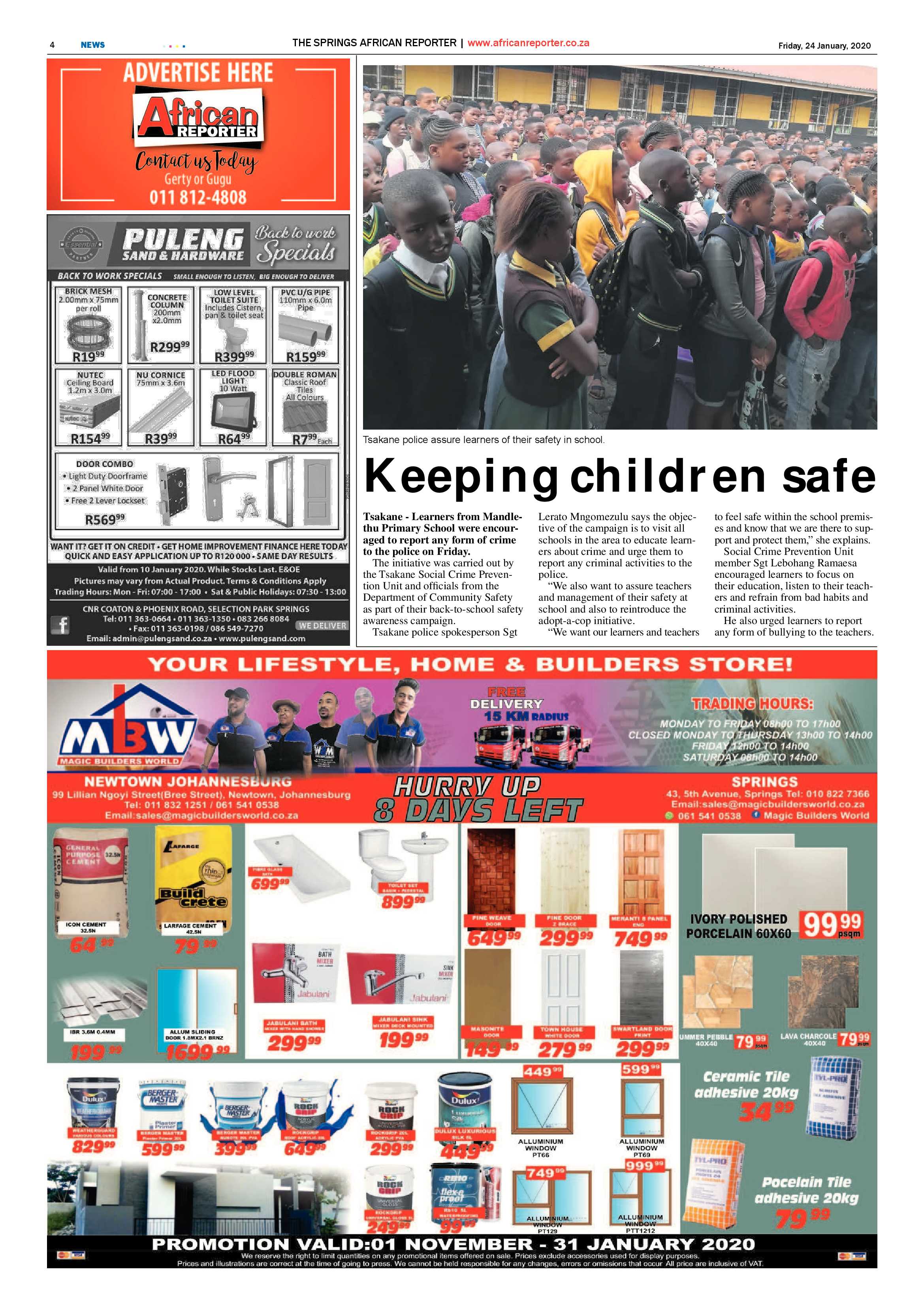 African Reporter 24 January 2020 page 4